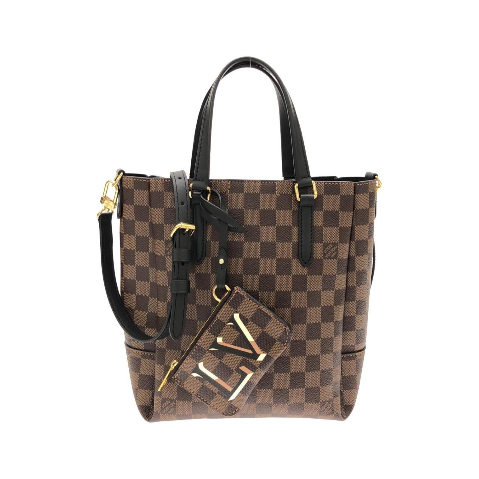 Louis Vuitton Black Damier Canvas Ebene Coated Canvas Handbag (Pre-Owned)