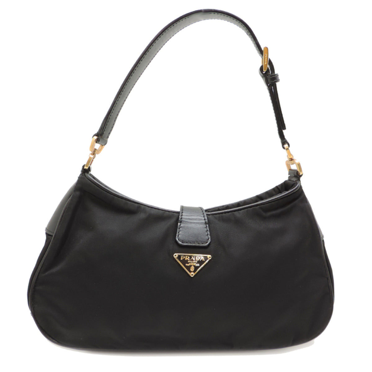 Prada Black Nero Nylon Shoulder Bag (Pre-Owned)