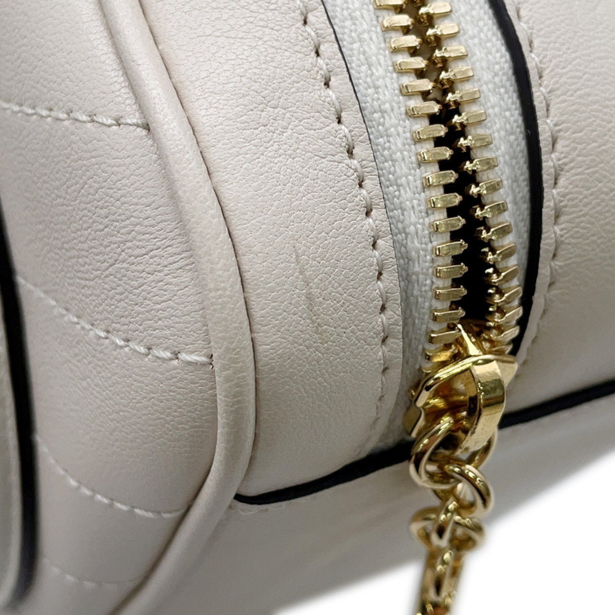 Gucci Beige Leather Handbag (Pre-Owned)