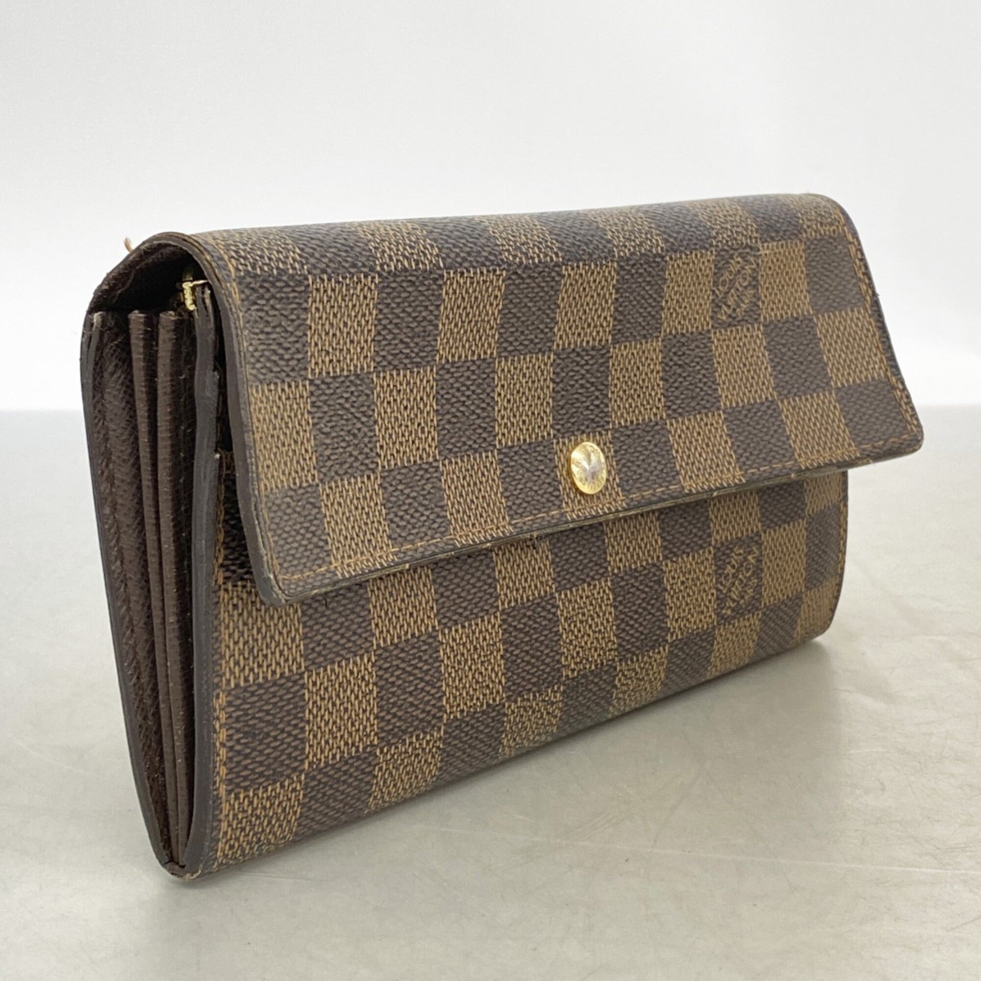 Louis Vuitton Ebene Long Wallet (Bi-Fold) (Pre-Owned)