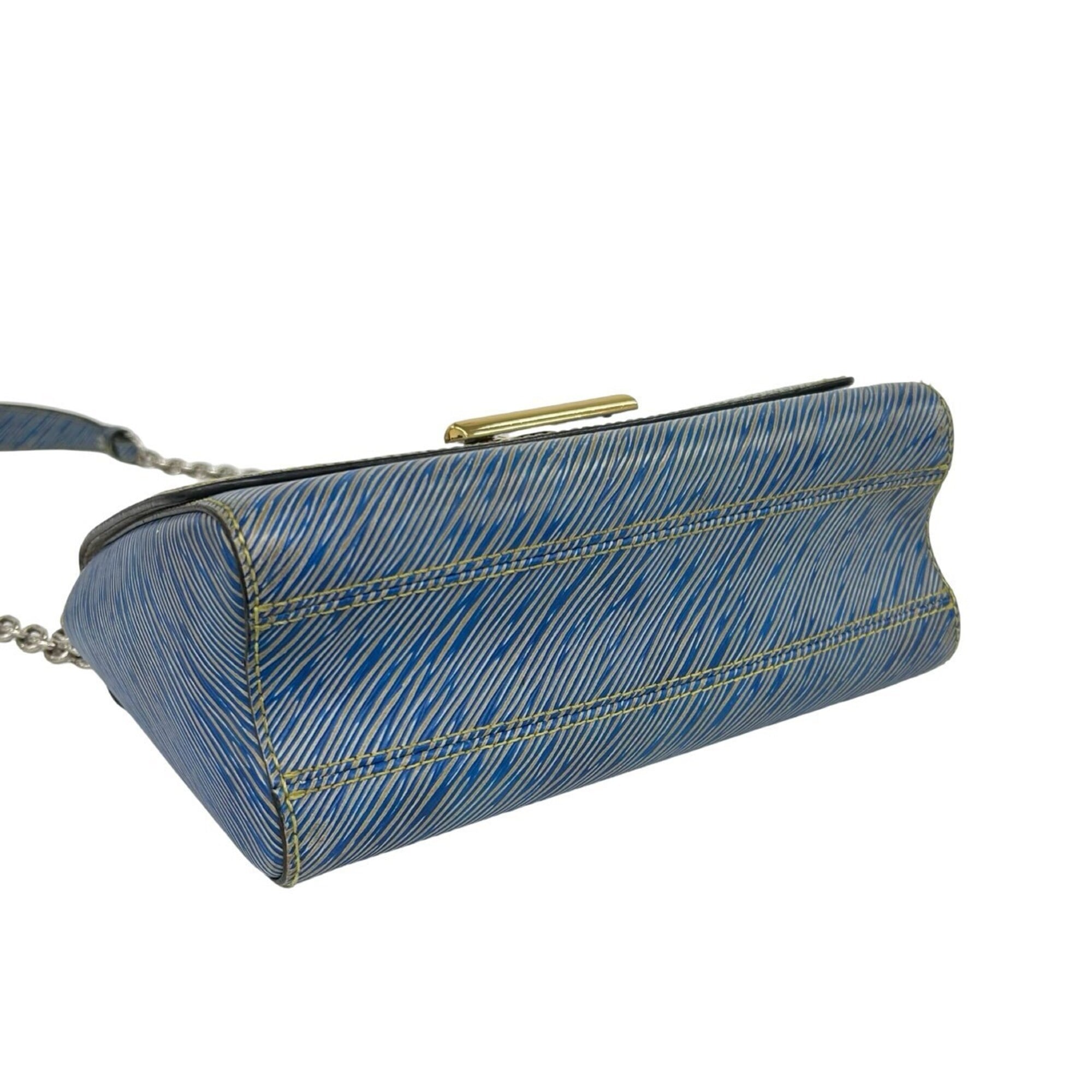 Louis Vuitton Blue Leather Pochette Shoulder Bag (Pre-Owned)