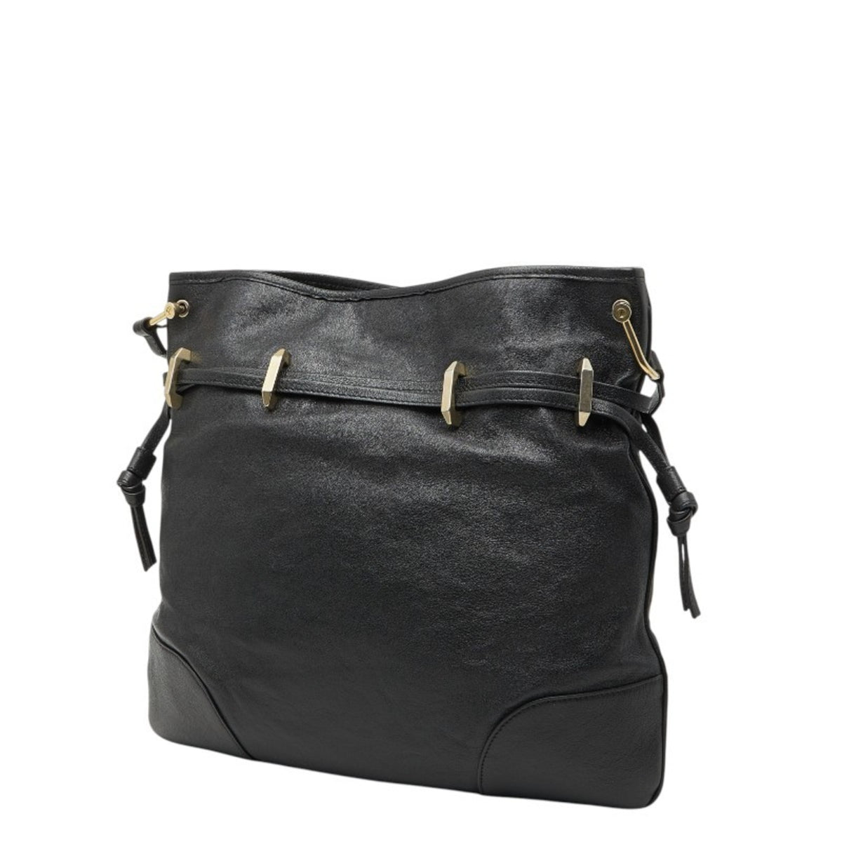 Gucci Black Leather Shoulder Bag (Pre-Owned)