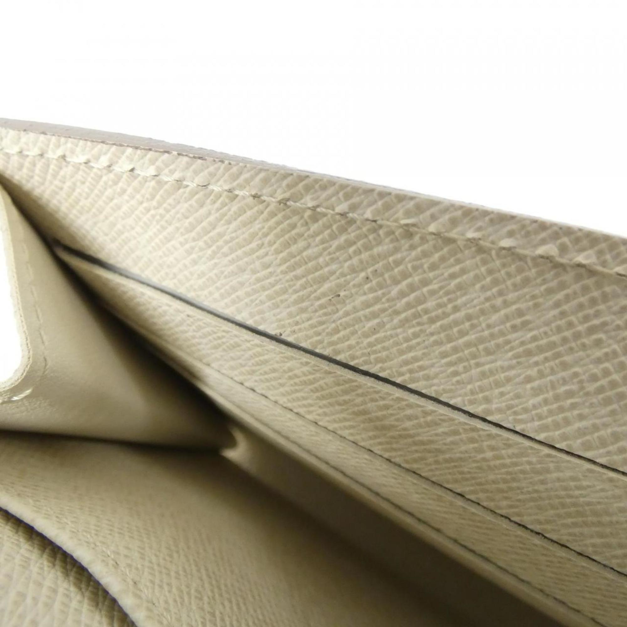 Louis Vuitton Lv Off White Leather Long Wallet (Bi-Fold) (Pre-Owned)