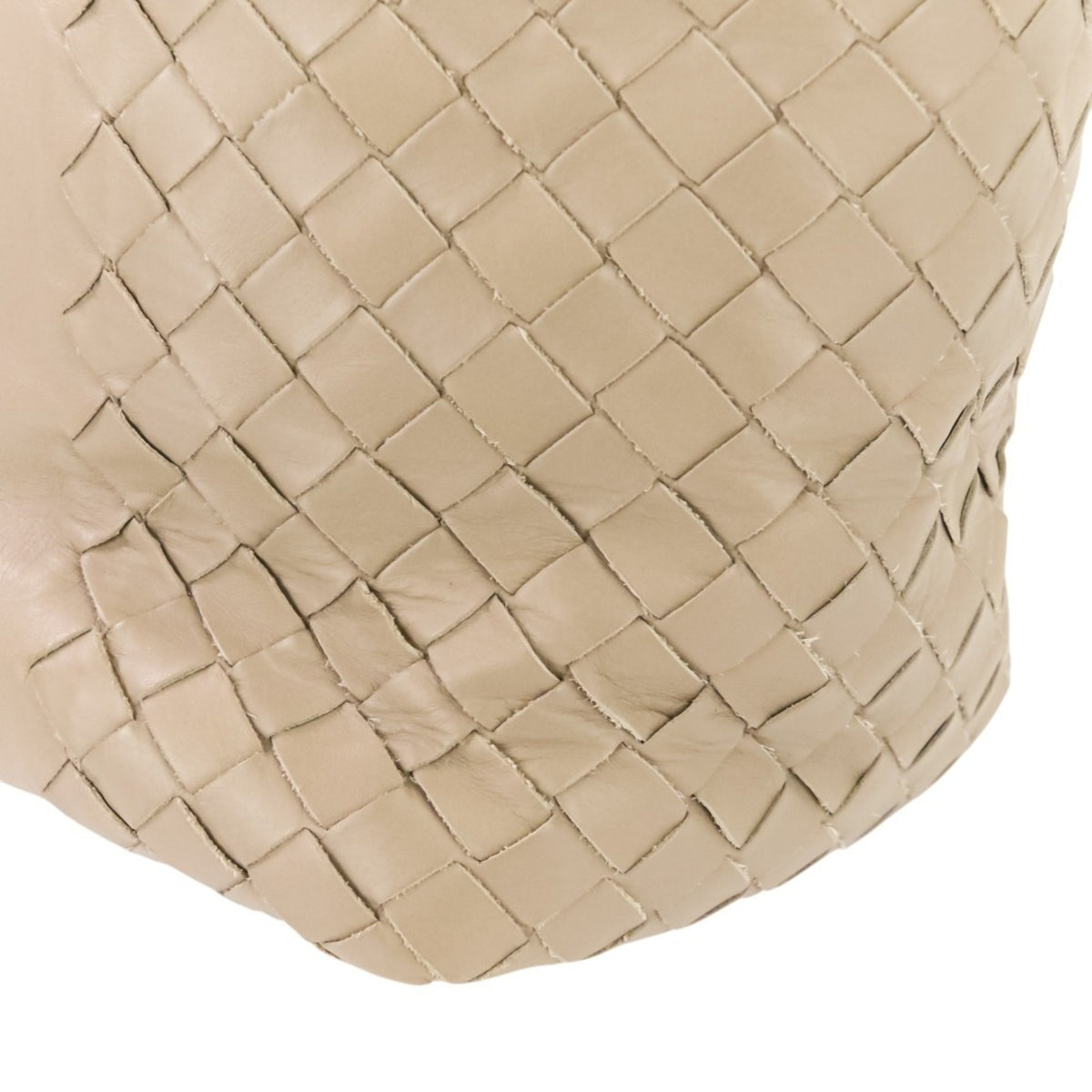 Bottega Veneta Grayish Leather Tote Bag (Pre-Owned)