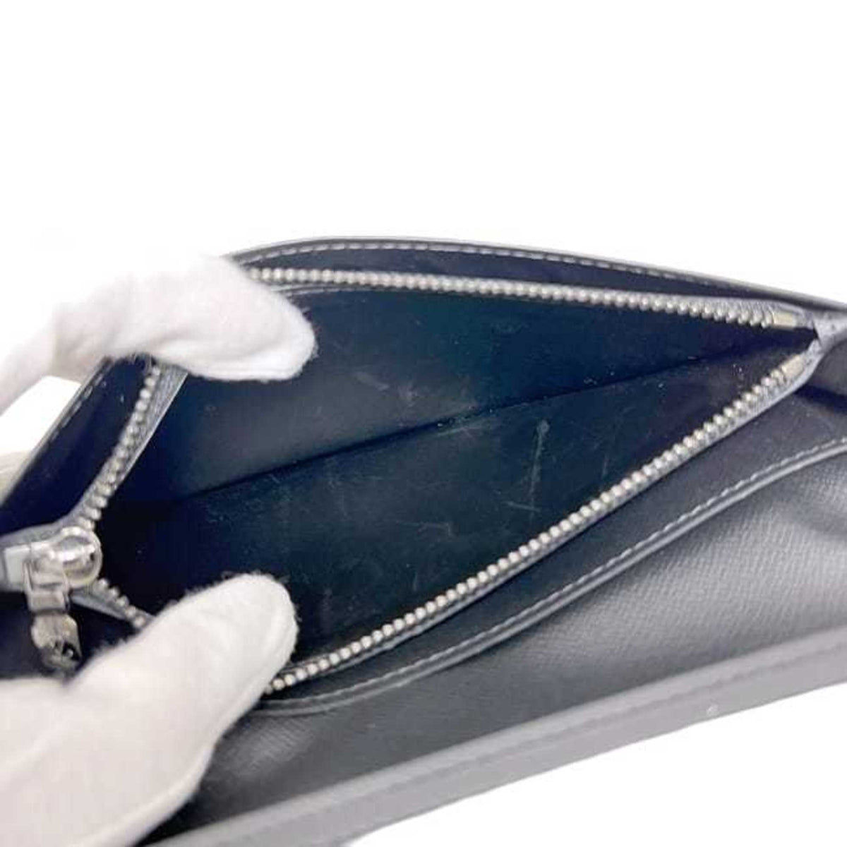Louis Vuitton Black Monogram Eclipse Monogram Eclipse Long Wallet (Bi-Fold) (Pre-Owned)