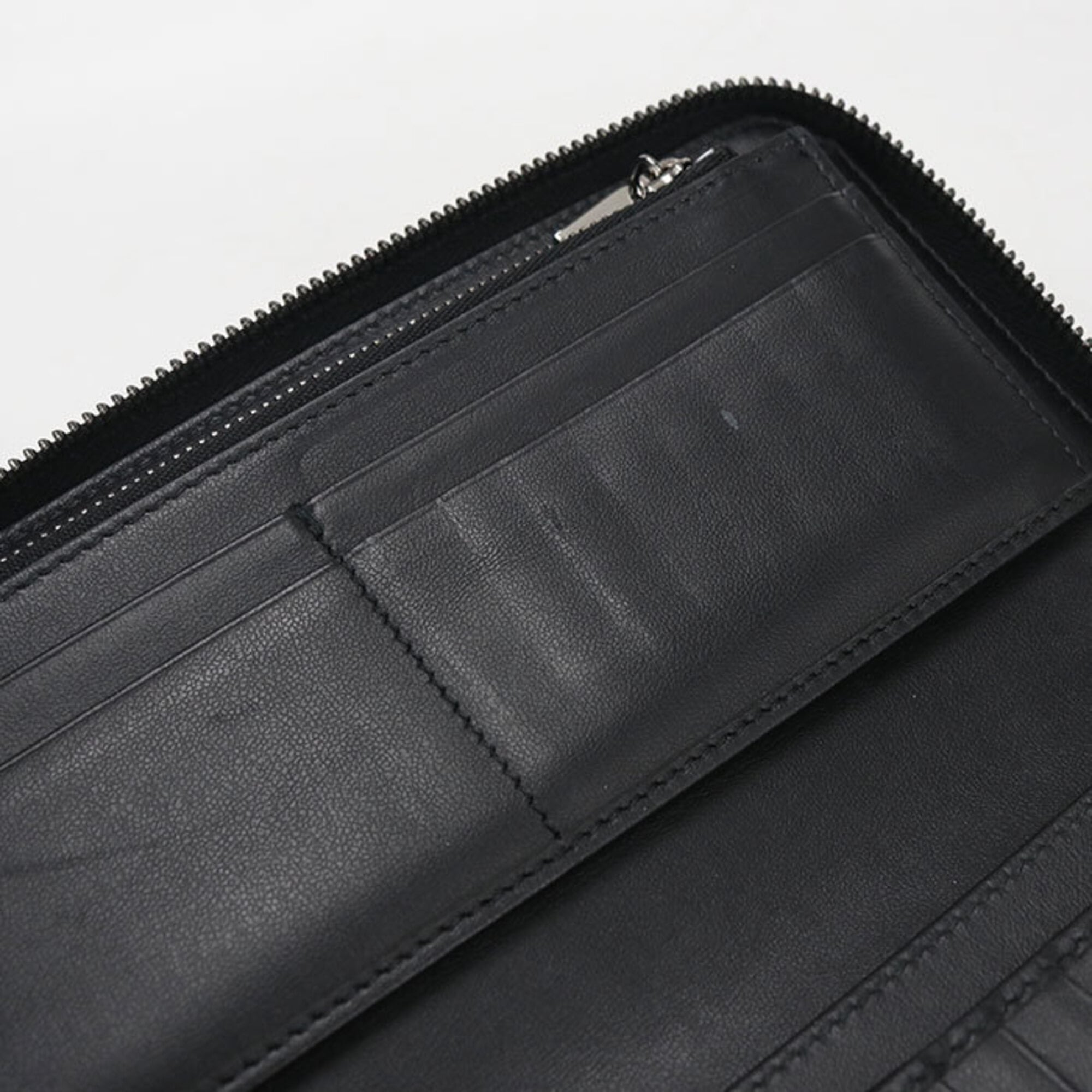Christian Dior Black Jacquard Long Wallet (Bi-Fold) (Pre-Owned)