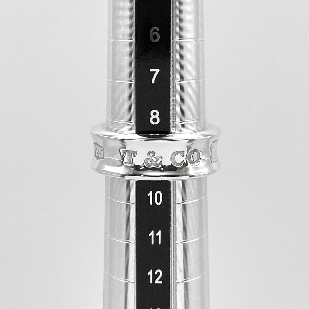 Tiffany Silver Silver 925 Band Ring (Pre-Owned)