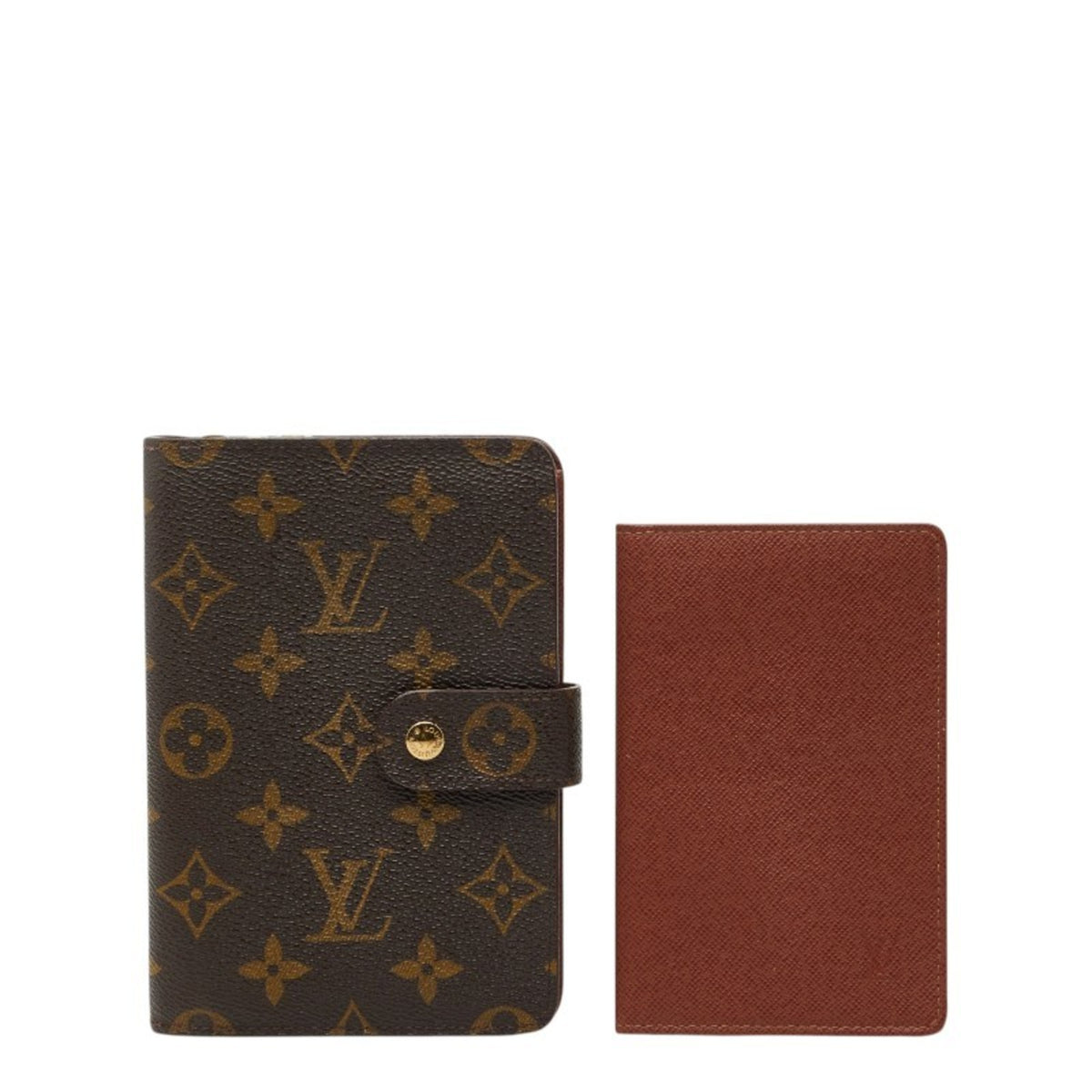 Louis Vuitton Brown Pvc Leather Wallet (Bi-Fold) (Pre-Owned)