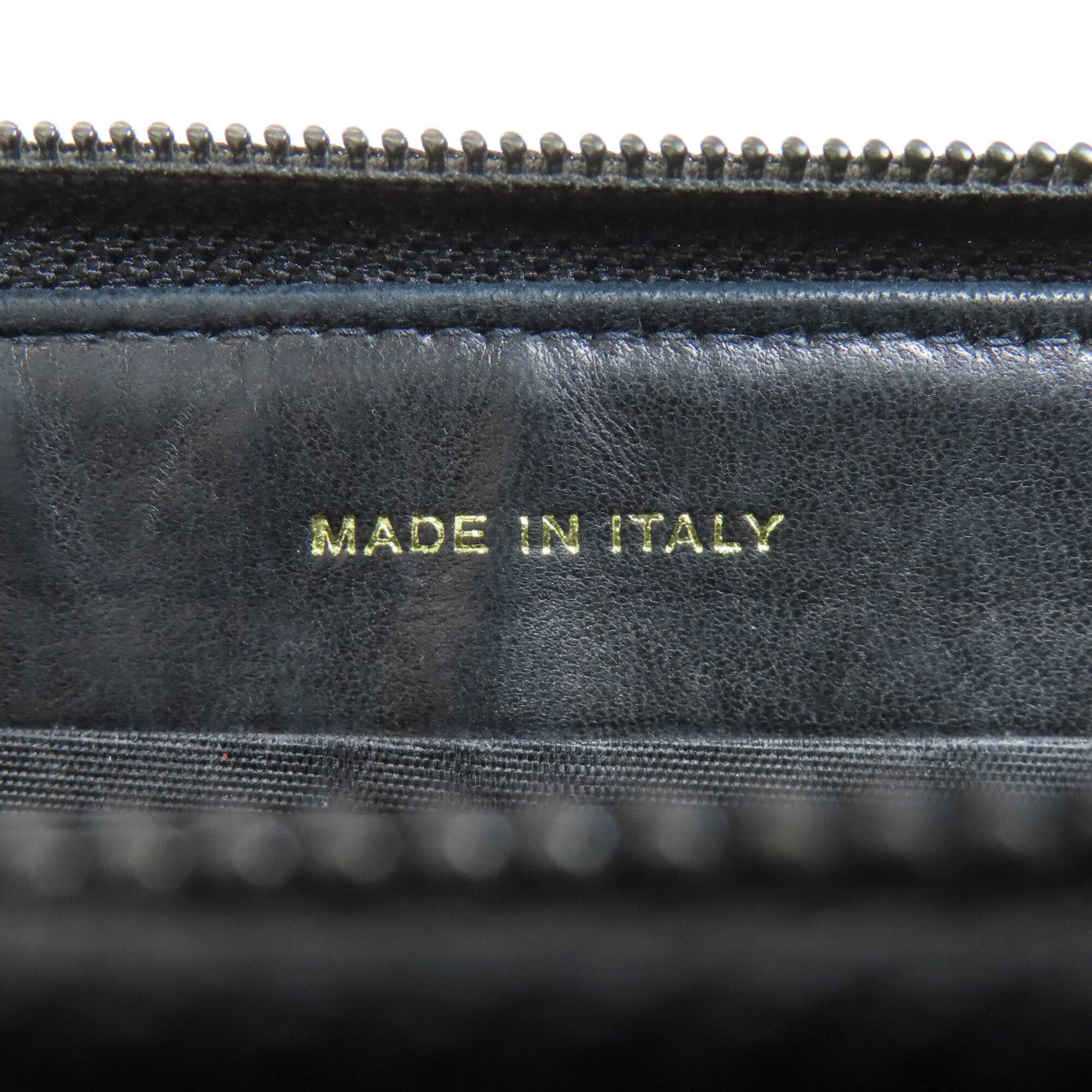 Chanel Black Grained Calfskin Long Wallet (Bi-Fold) (Pre-Owned)