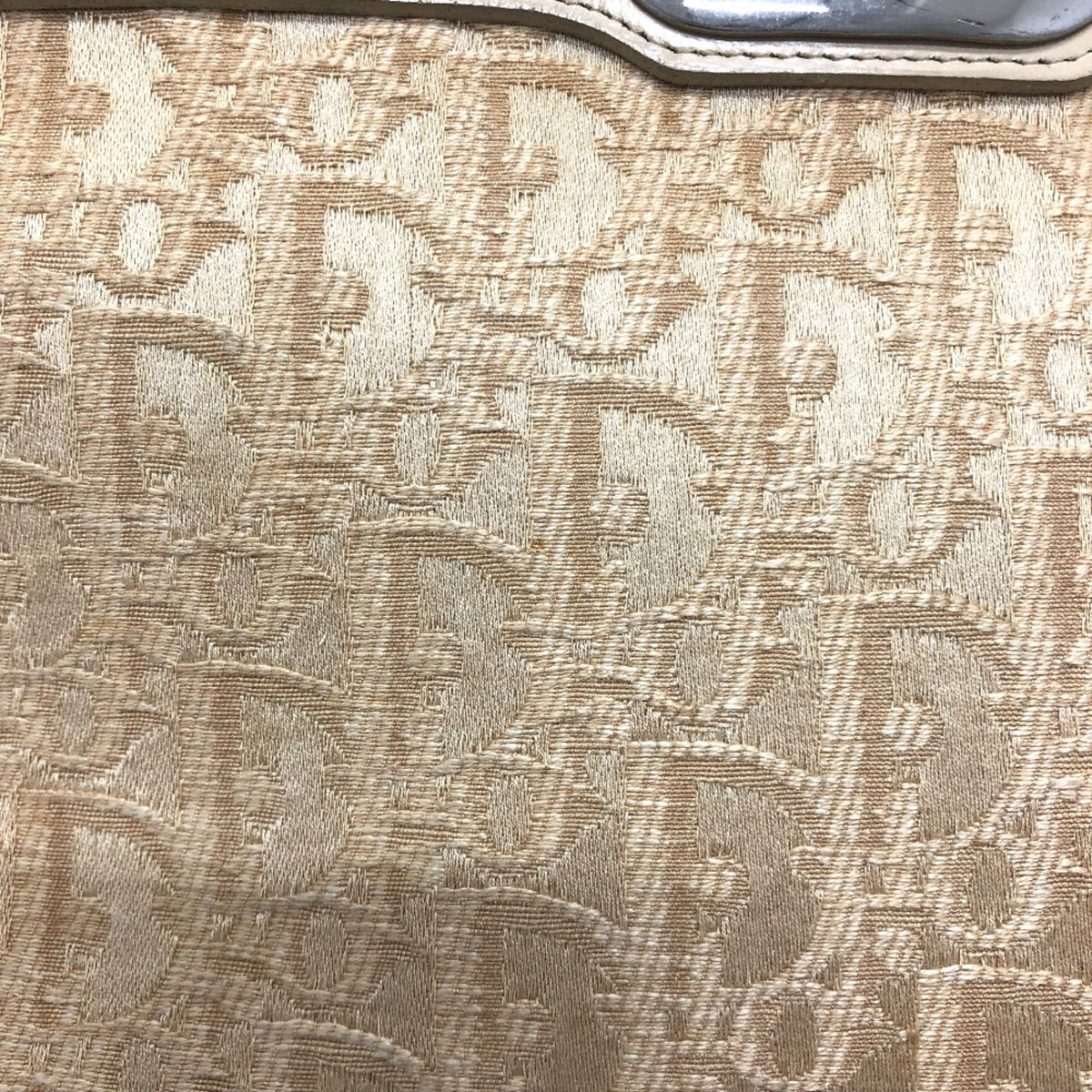 Christian Dior Beige Cloth Shoulder Bag (Pre-Owned)