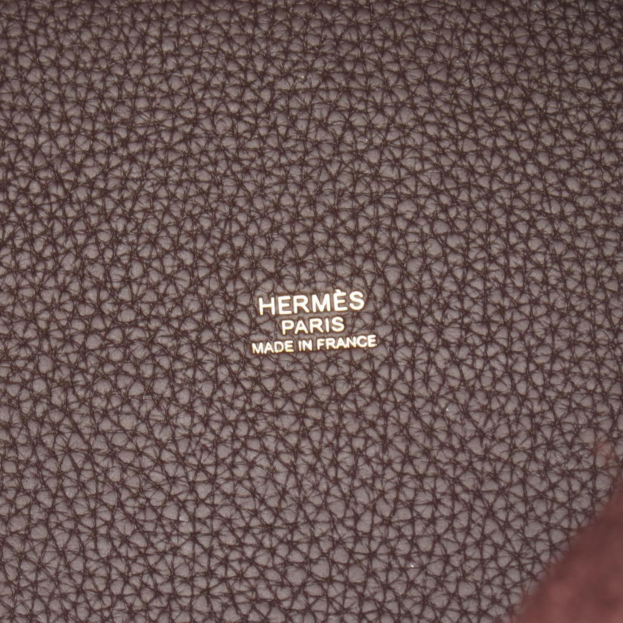 Hermes Brown Leather Handbag (Pre-Owned)