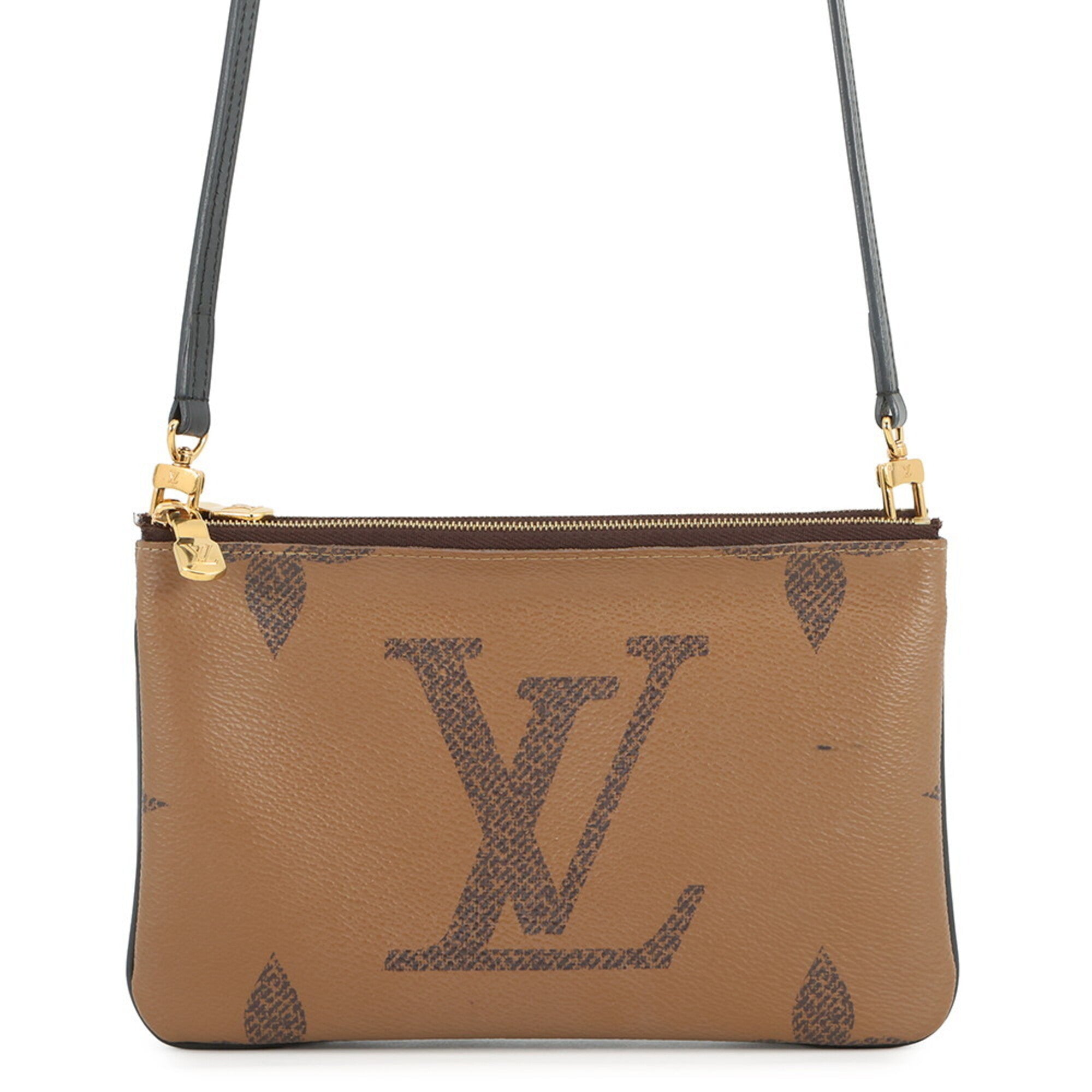 Louis Vuitton Monogram Noir Monogram Pochette Shoulder Bag (Pre-Owned)