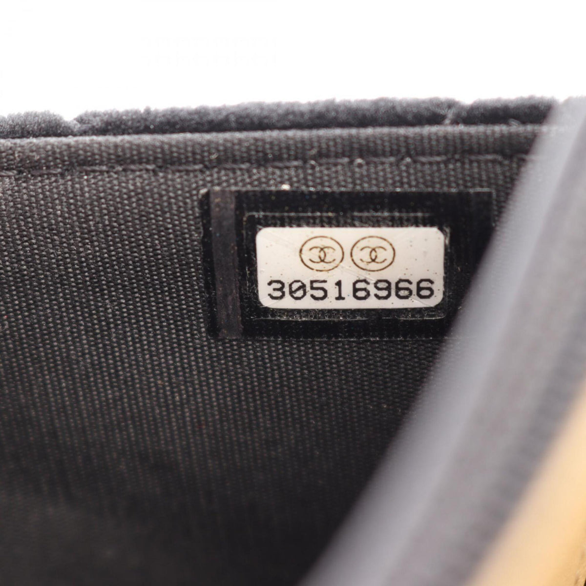 Chanel Black Fabric Handbag Shoulder Bag (Pre-Owned)