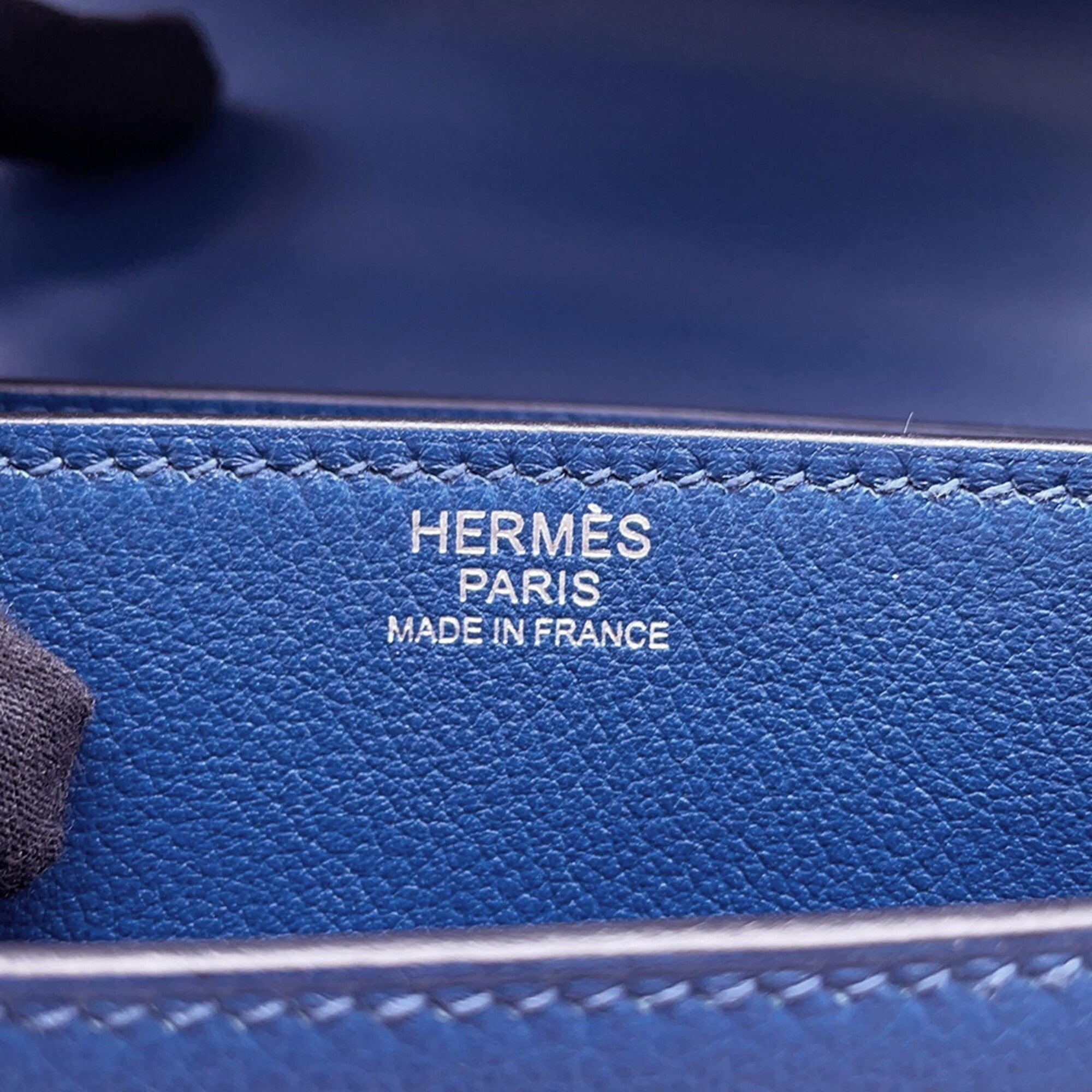 Hermes Kara Blue Handbag Shoulder Bag (Pre-Owned)