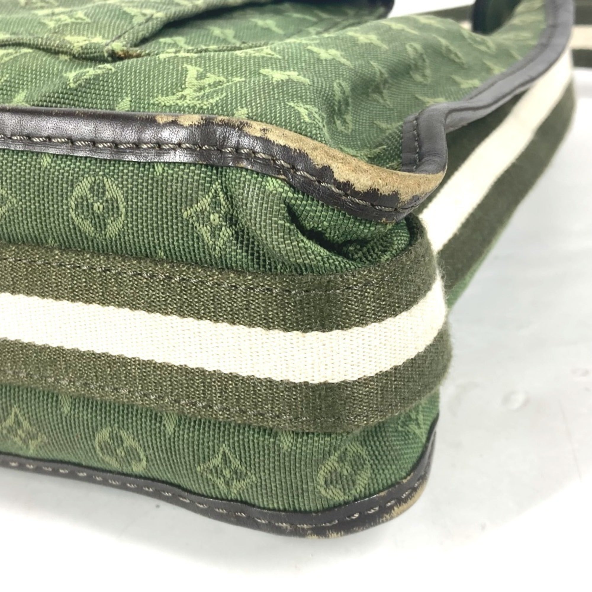 Louis Vuitton Khaki Monogram Mini Shoulder Bag (Pre-Owned)