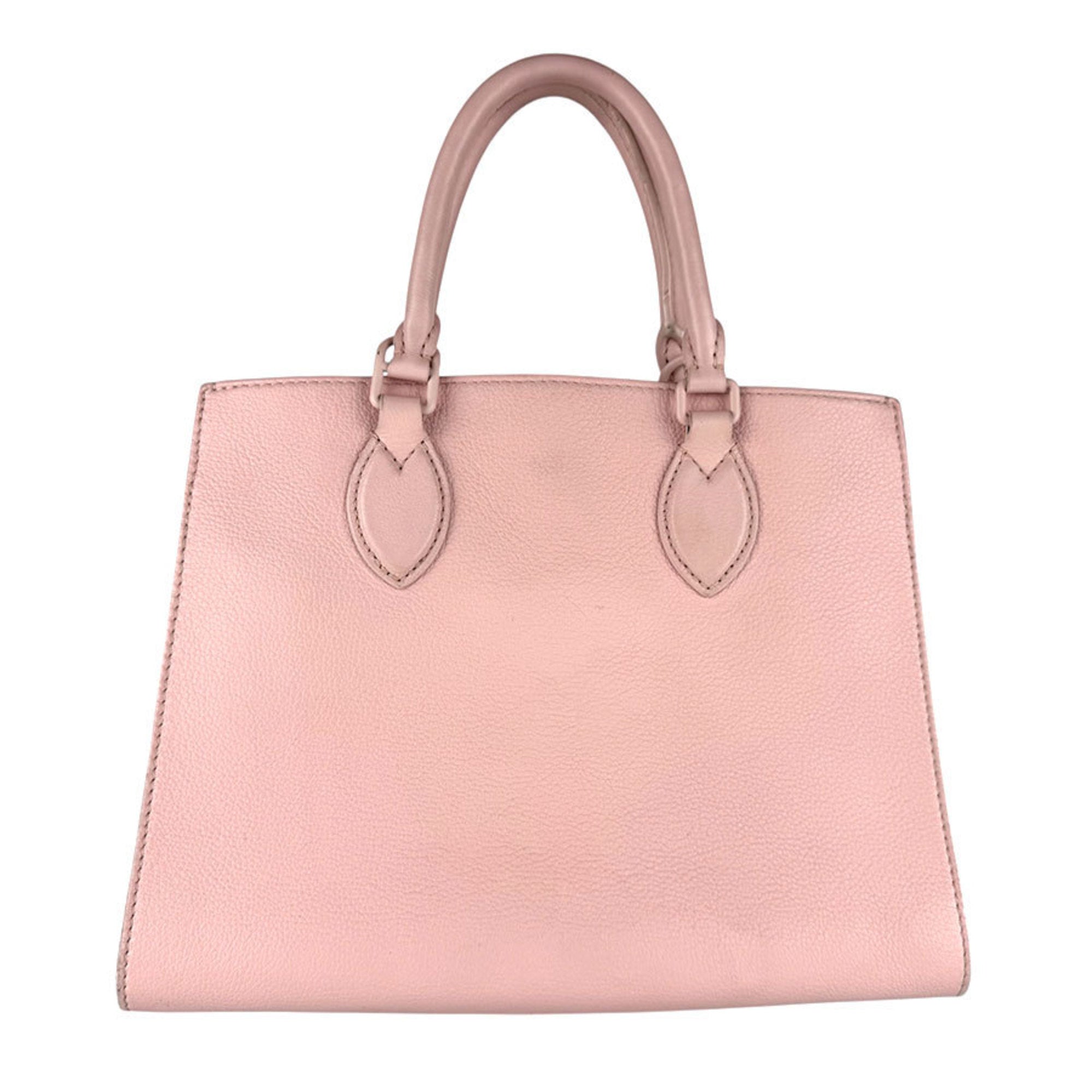 Louis Vuitton Pink Leather Handbag Shoulder Bag (Pre-Owned)