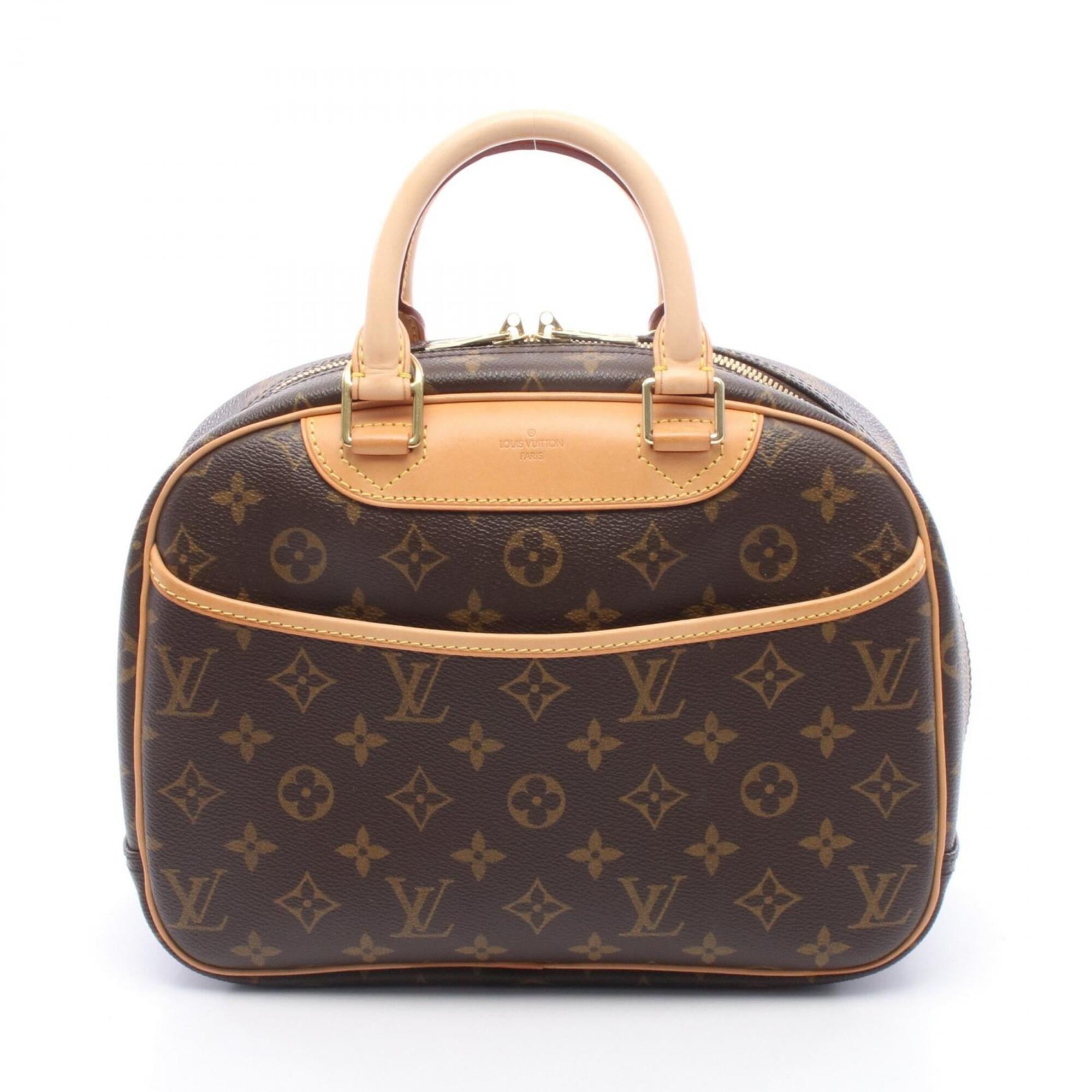 Louis Vuitton Brown Monogram Coated Canvas Leather Handbag (Pre-Owned)