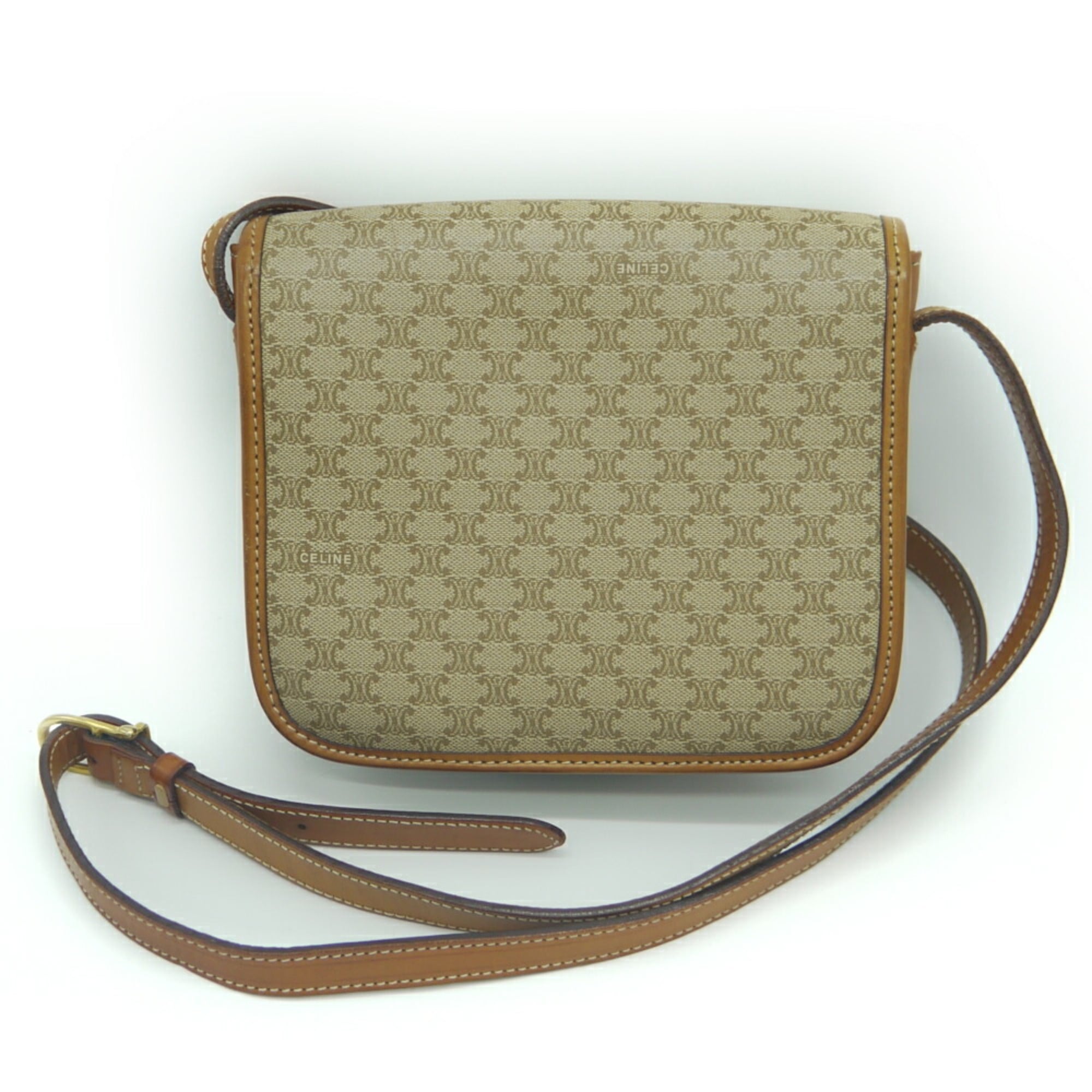 Celine Macadam Pvc Leather Shoulder Bag (Pre-Owned)
