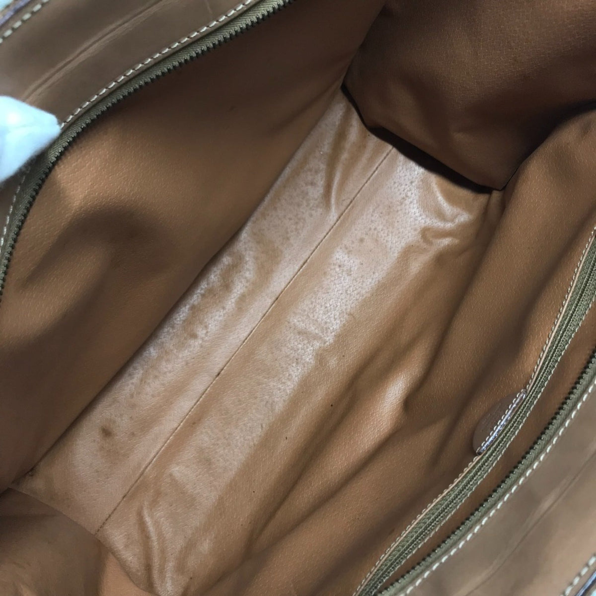Celine Brown Leather Handbag Tote Bag (Pre-Owned)