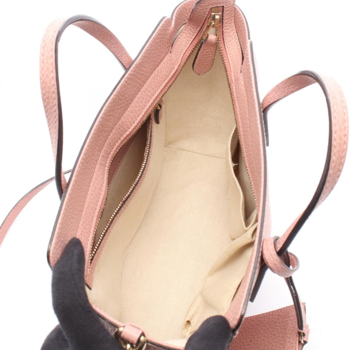Gucci Pink Leather Handbag (Pre-Owned)