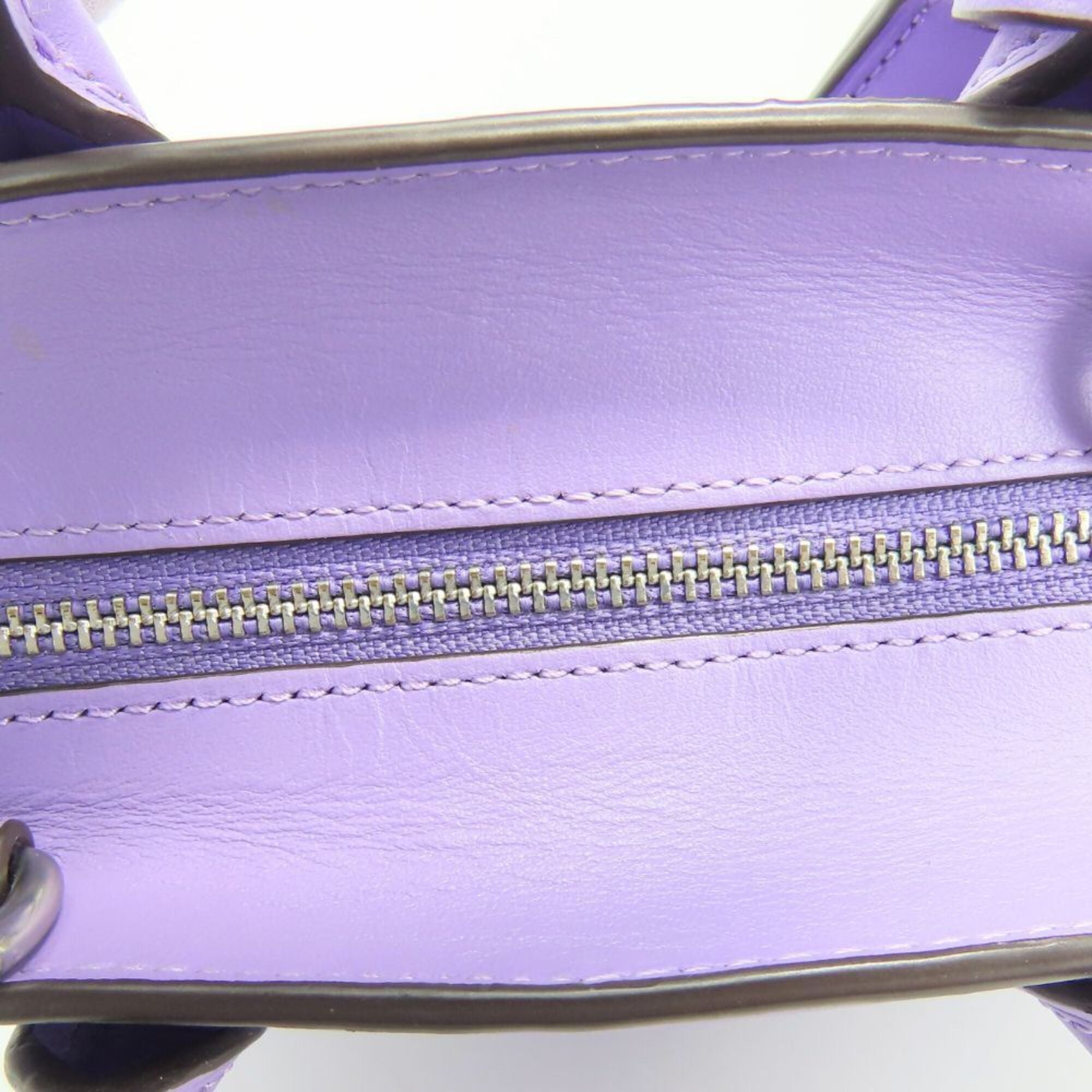 Coach Purple Leather Handbag (Pre-Owned)