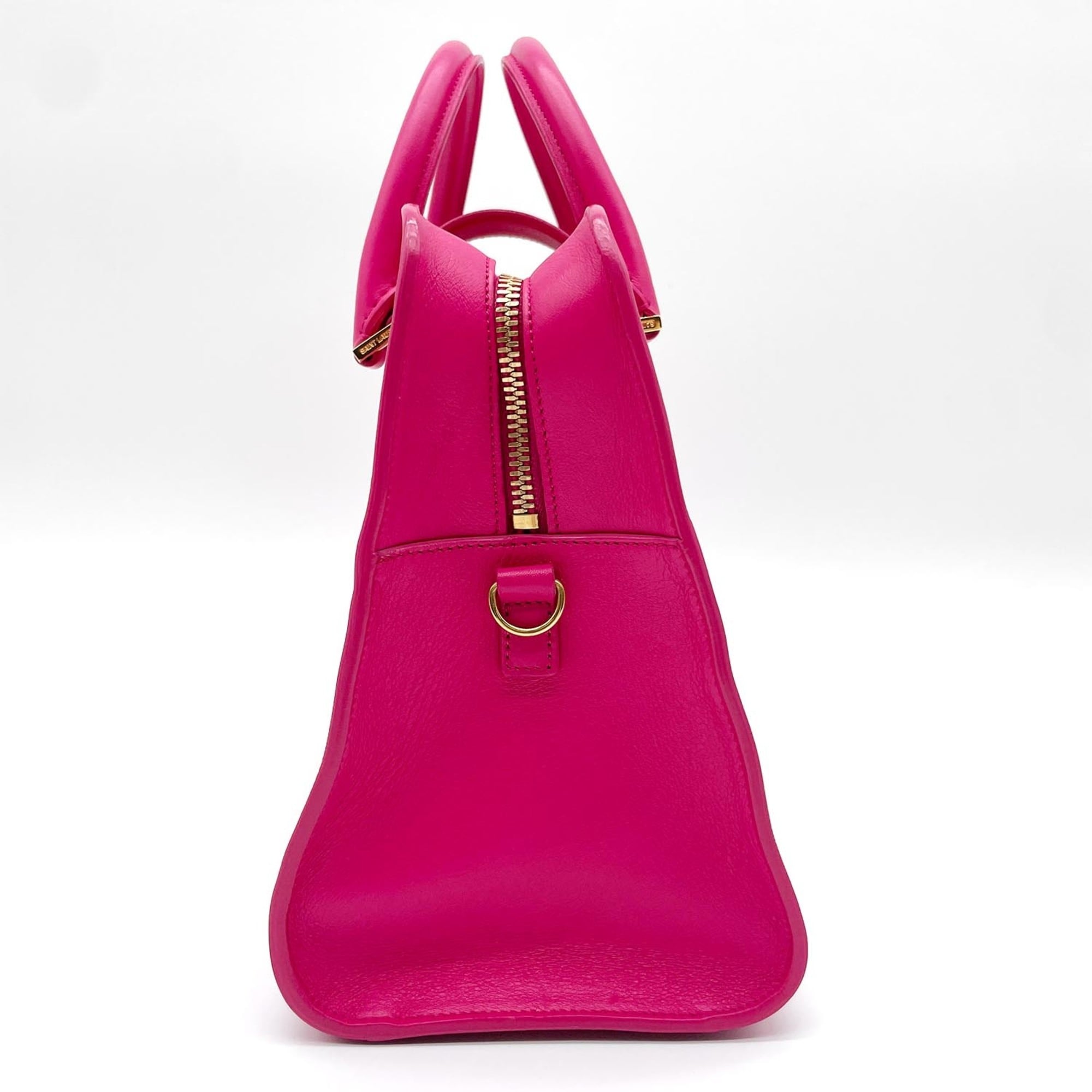Saint Laurent Pink Leather Handbag (Pre-Owned)