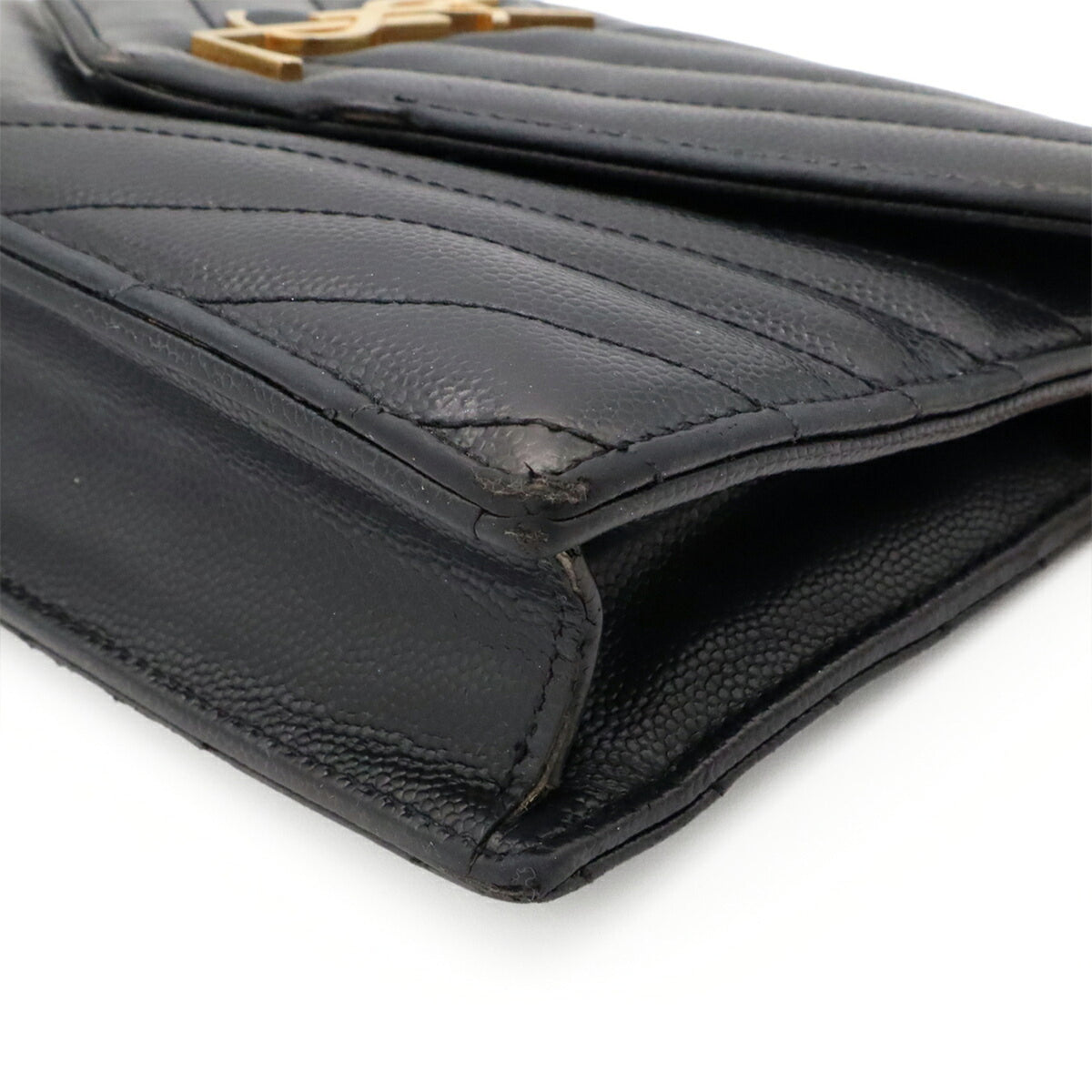 Yves Saint Laurent Black Leather Shoulder Bag (Pre-Owned)