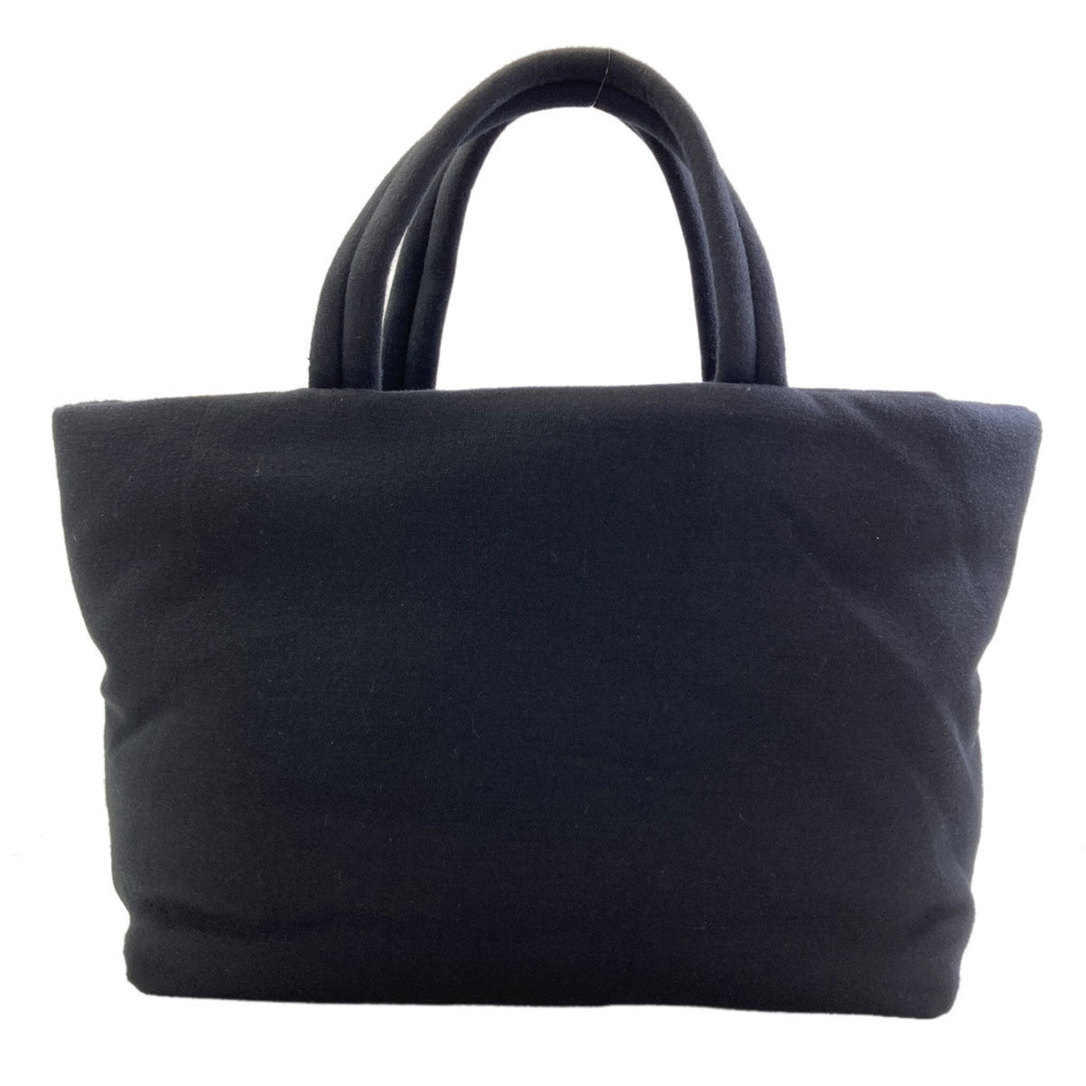 Saint Laurent Black Cotton Tote Bag (Pre-Owned)