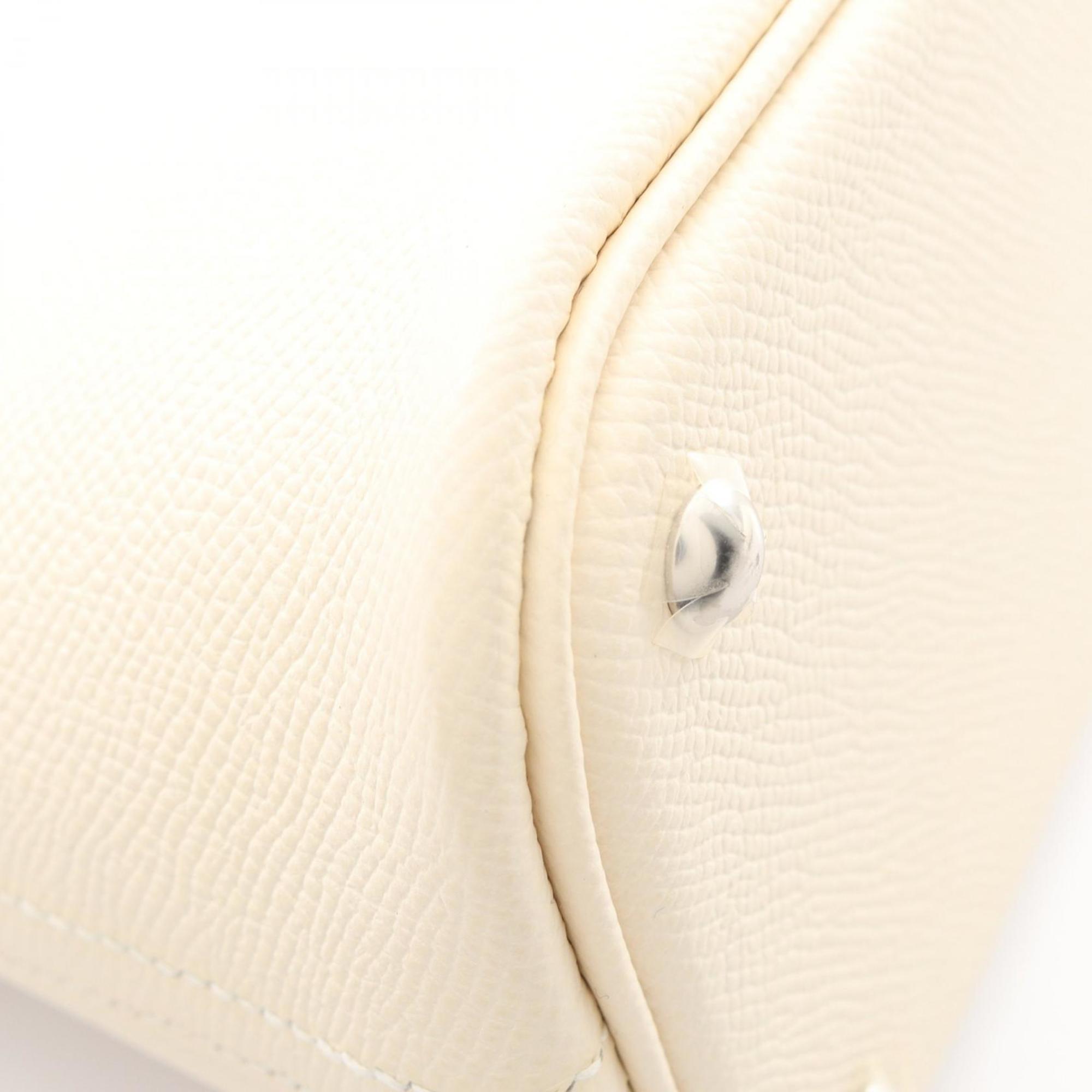 Hermes Ivory Epsom Leather Handbag (Pre-Owned)