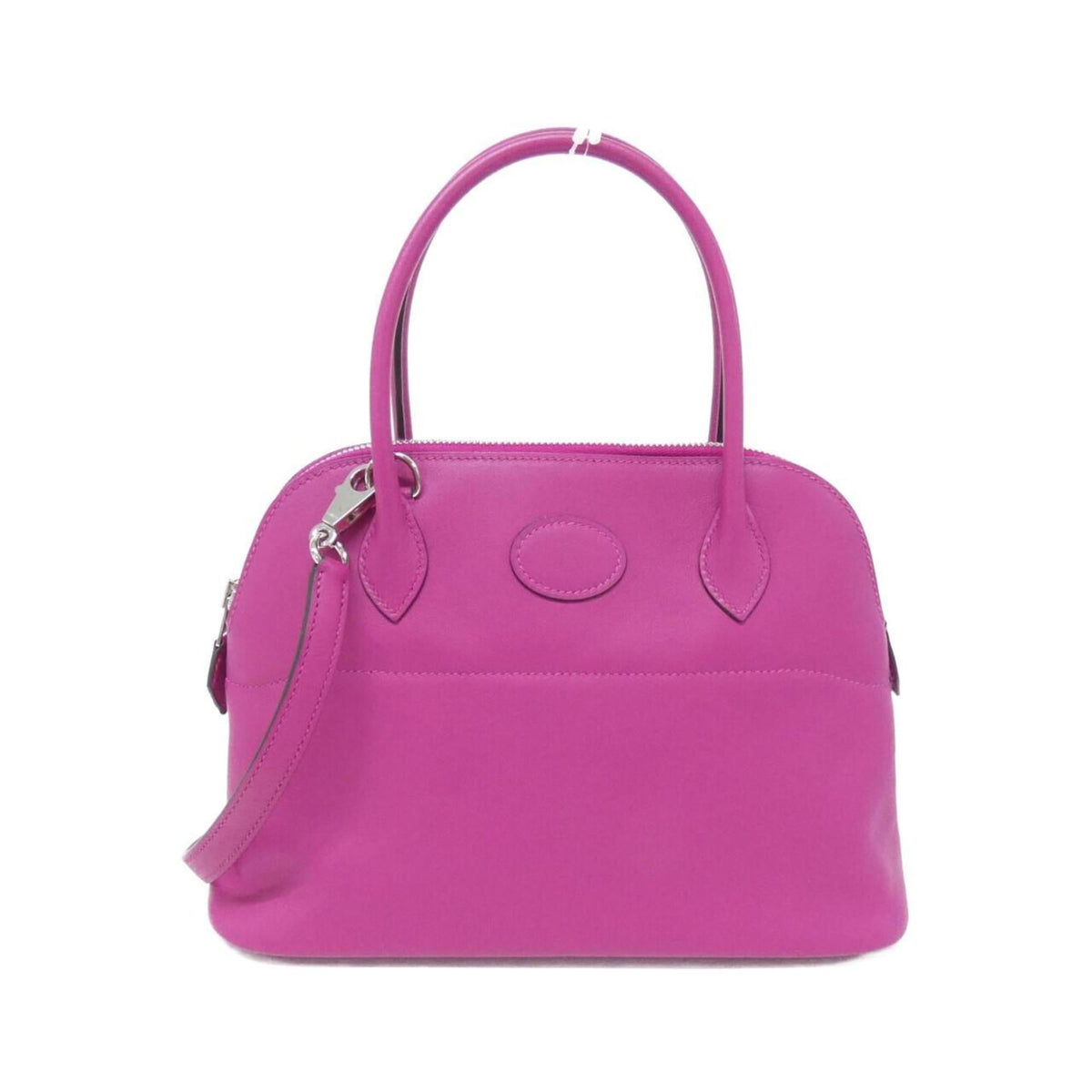 Hermes Bolide Rose Purple Swift Leather Handbag (Pre-Owned)