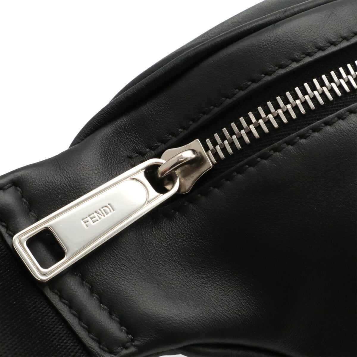 Fendi Black Yellow Leather Sling Bag (Pre-Owned)