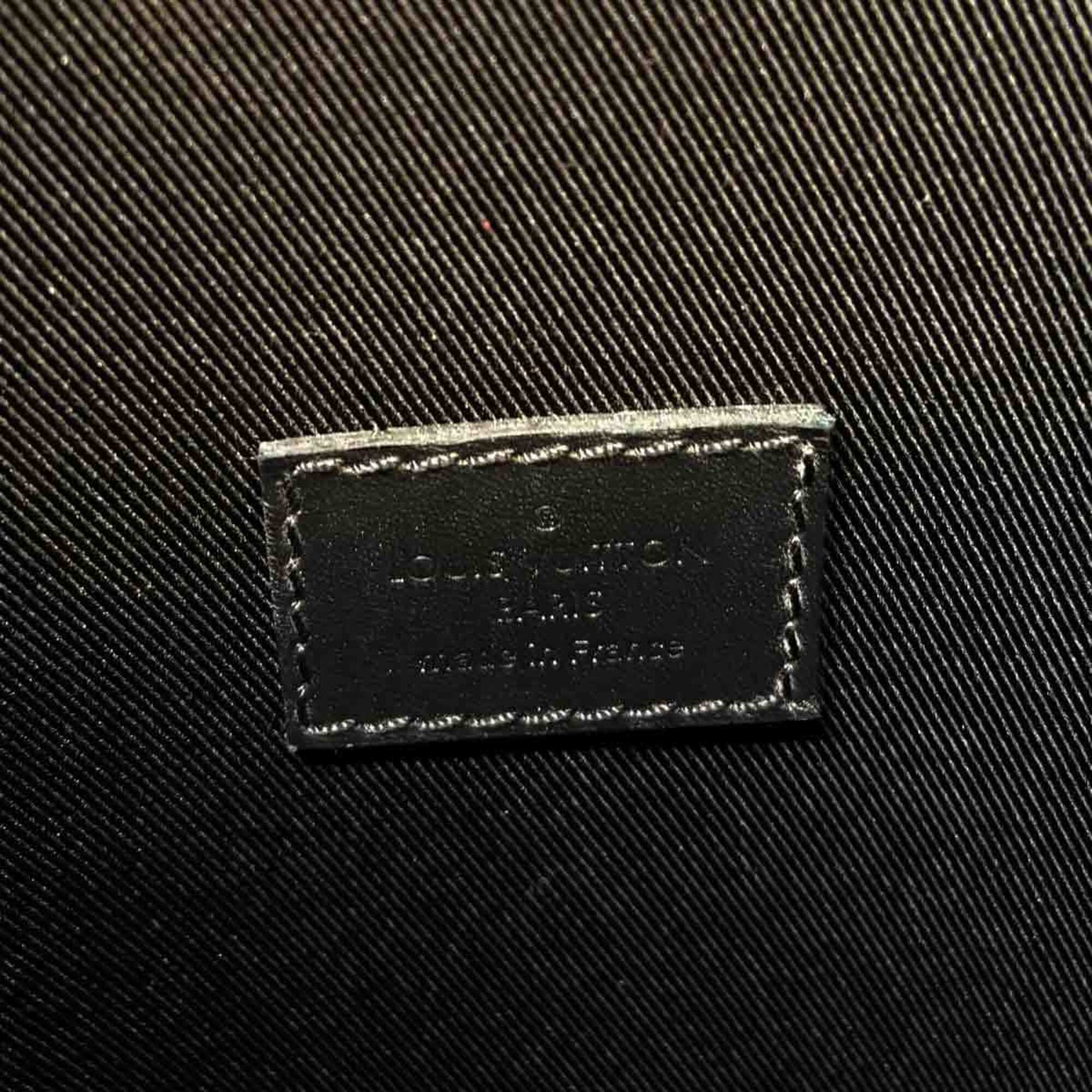 Louis Vuitton Black Brown Monogram Macassar Monogram Canvas Handbag Messenger Bag Shoulder Bag (Pre-Owned)