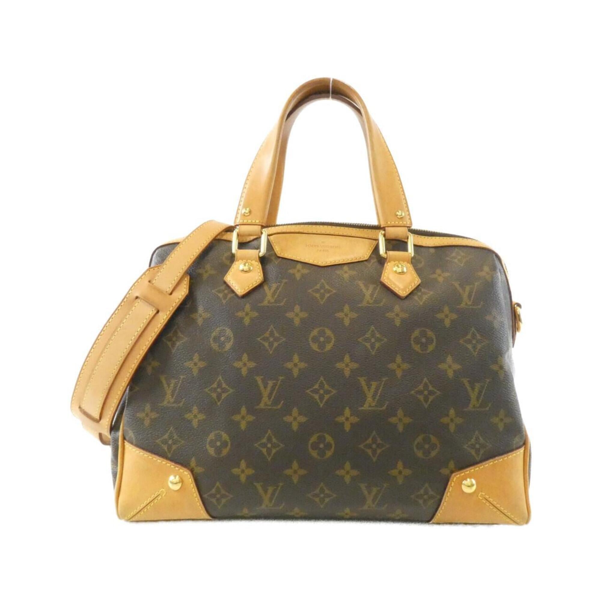 Louis Vuitton Marron Coated Canvas Handbag (Pre-Owned)