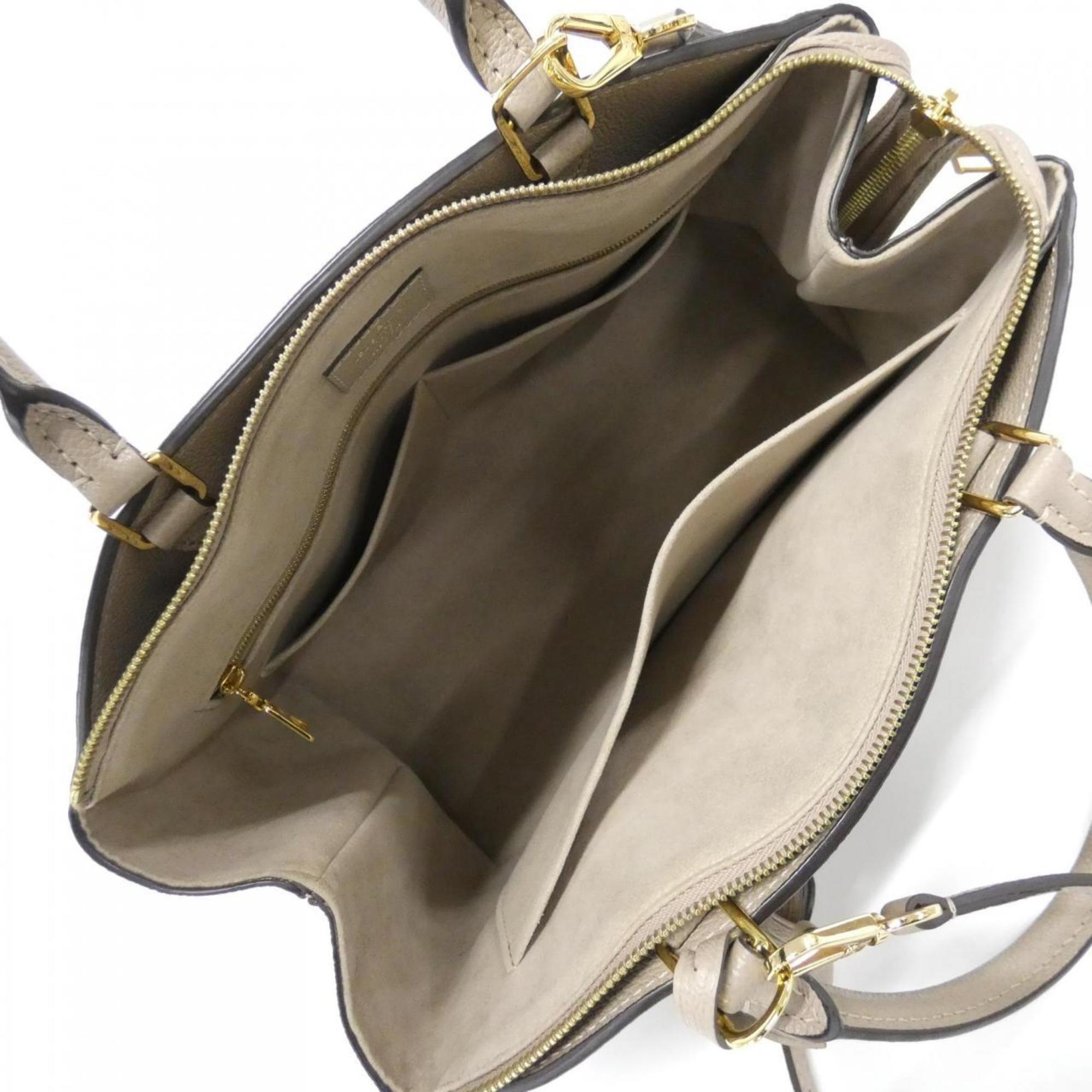 Louis Vuitton Tourterelle Leather Handbag (Pre-Owned)