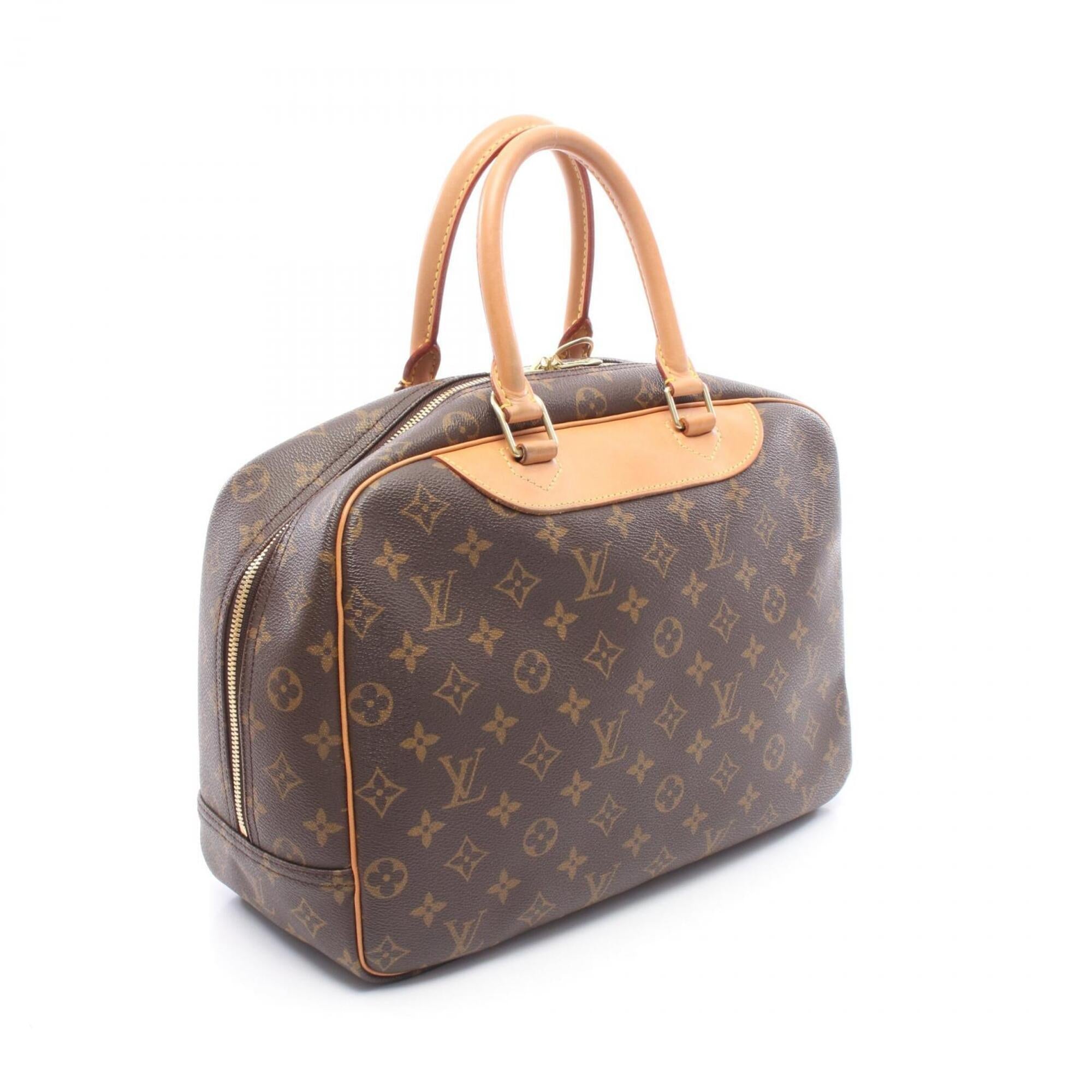 Louis Vuitton Brown Monogram Coated Canvas Leather Handbag (Pre-Owned)