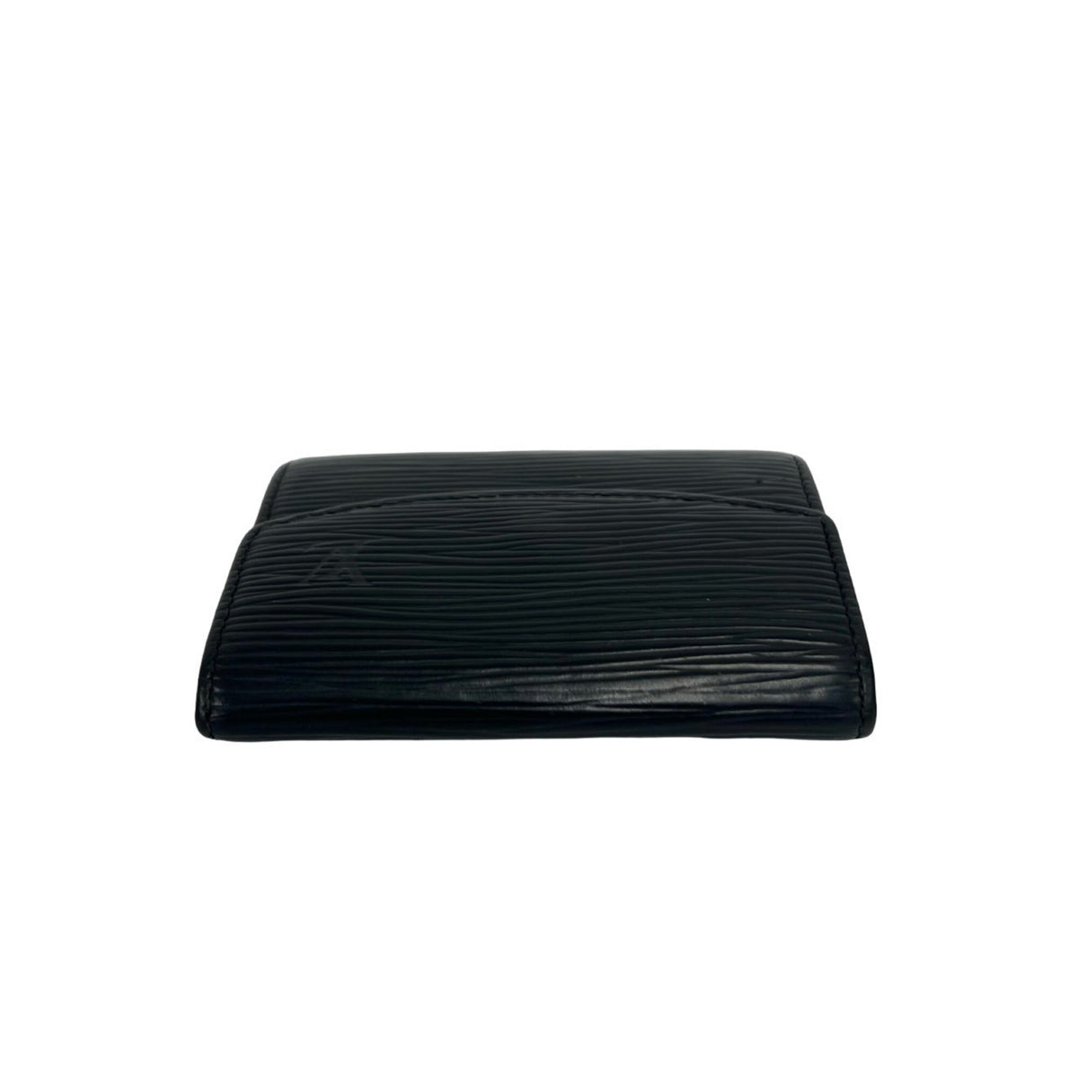 Louis Vuitton Black Leather Coin Purse/Coin Case (Pre-Owned)