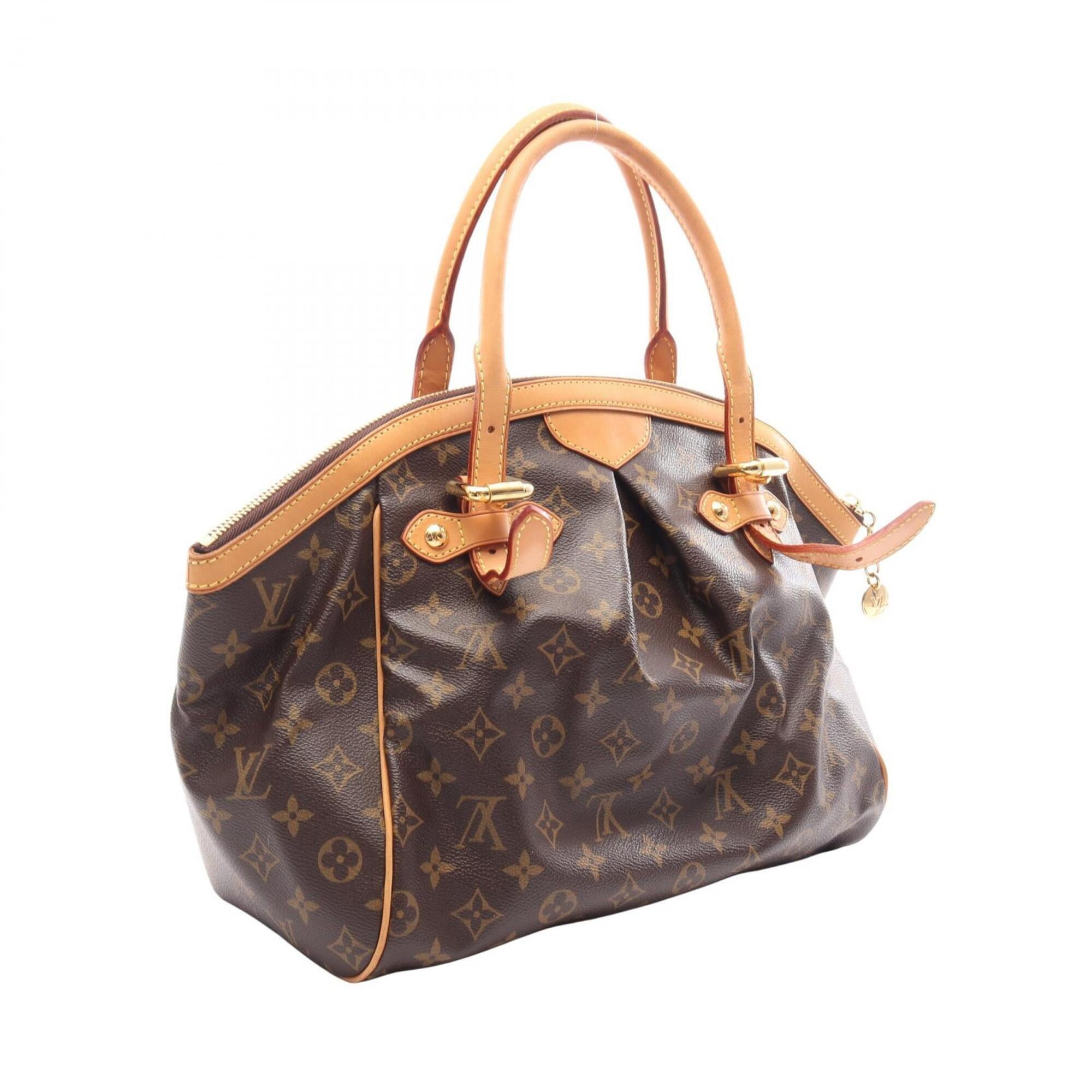Louis Vuitton Brown Coated Canvas Leather Handbag (Pre-Owned)