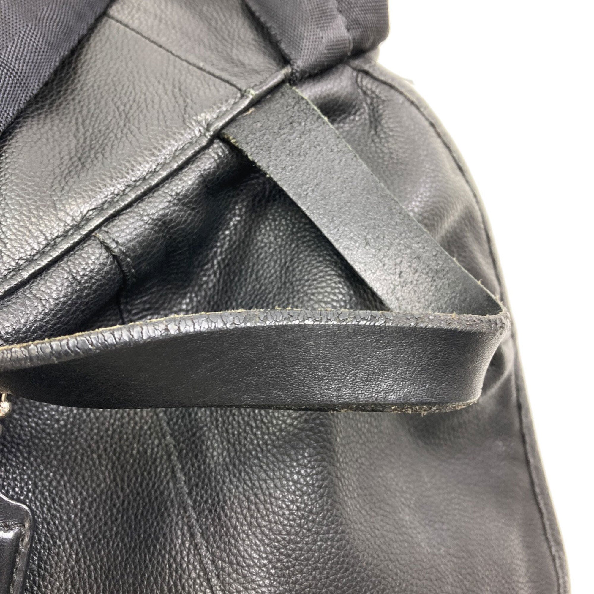 Coach Black Leather Backpack (Pre-Owned)