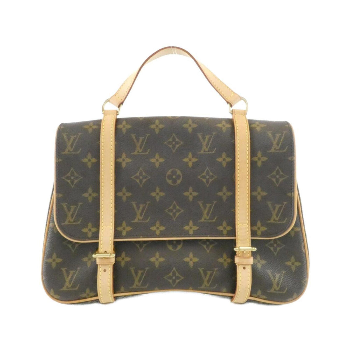Louis Vuitton Marron Coated Canvas Backpack (Pre-Owned)