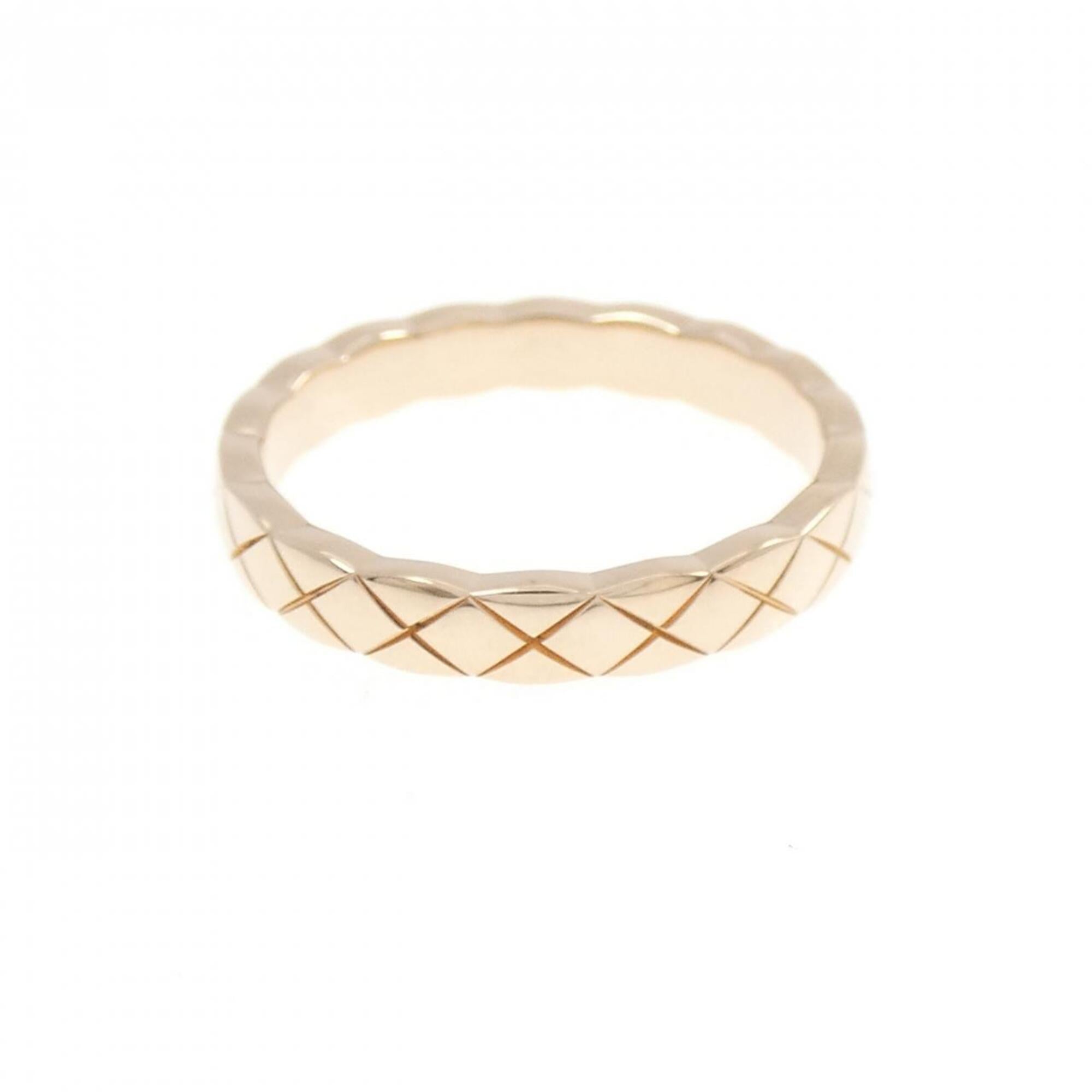 Chanel Pink Gold Pink Gold (18K) Band Ring (Pre-Owned)