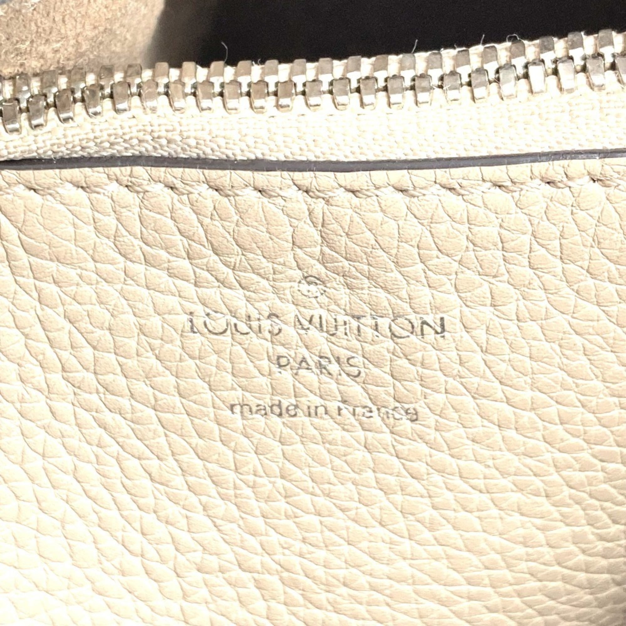 Louis Vuitton Beige Monogram Leather Handbag Shoulder Bag (Pre-Owned)