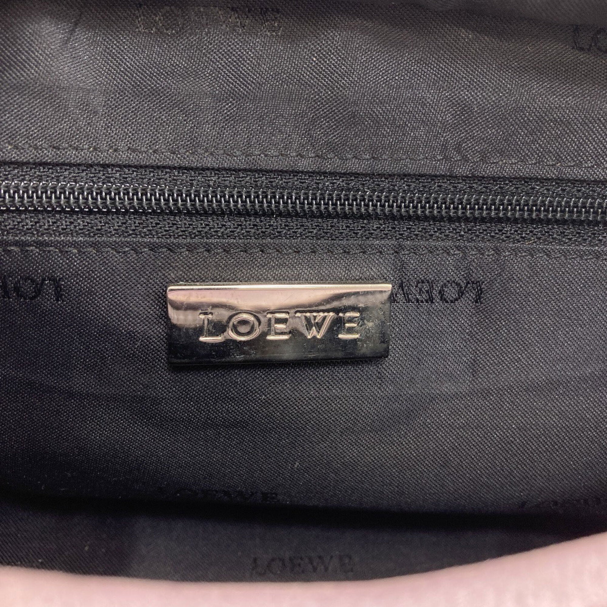Loewe Purple Leather Handbag (Pre-Owned)