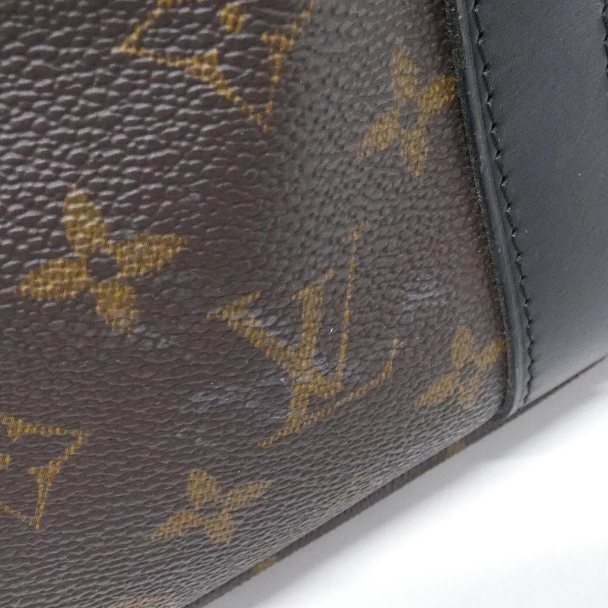 Louis Vuitton Brown Coated Canvas Boston Bag (Pre-Owned)
