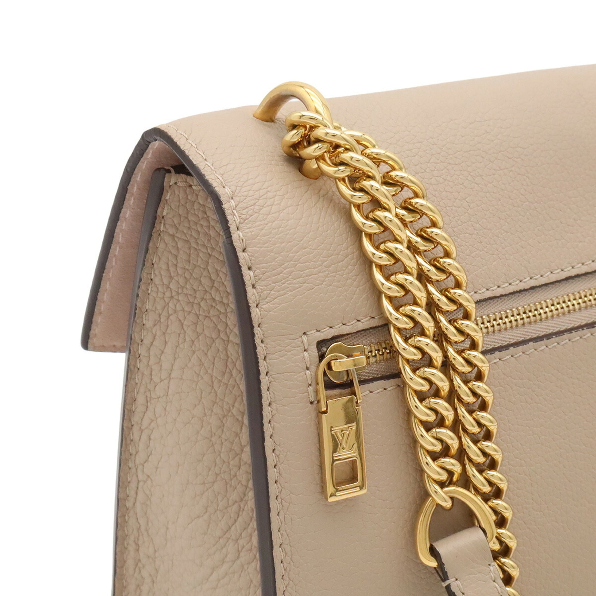 Louis Vuitton Grayish Leather Pochette Shoulder Bag (Pre-Owned)