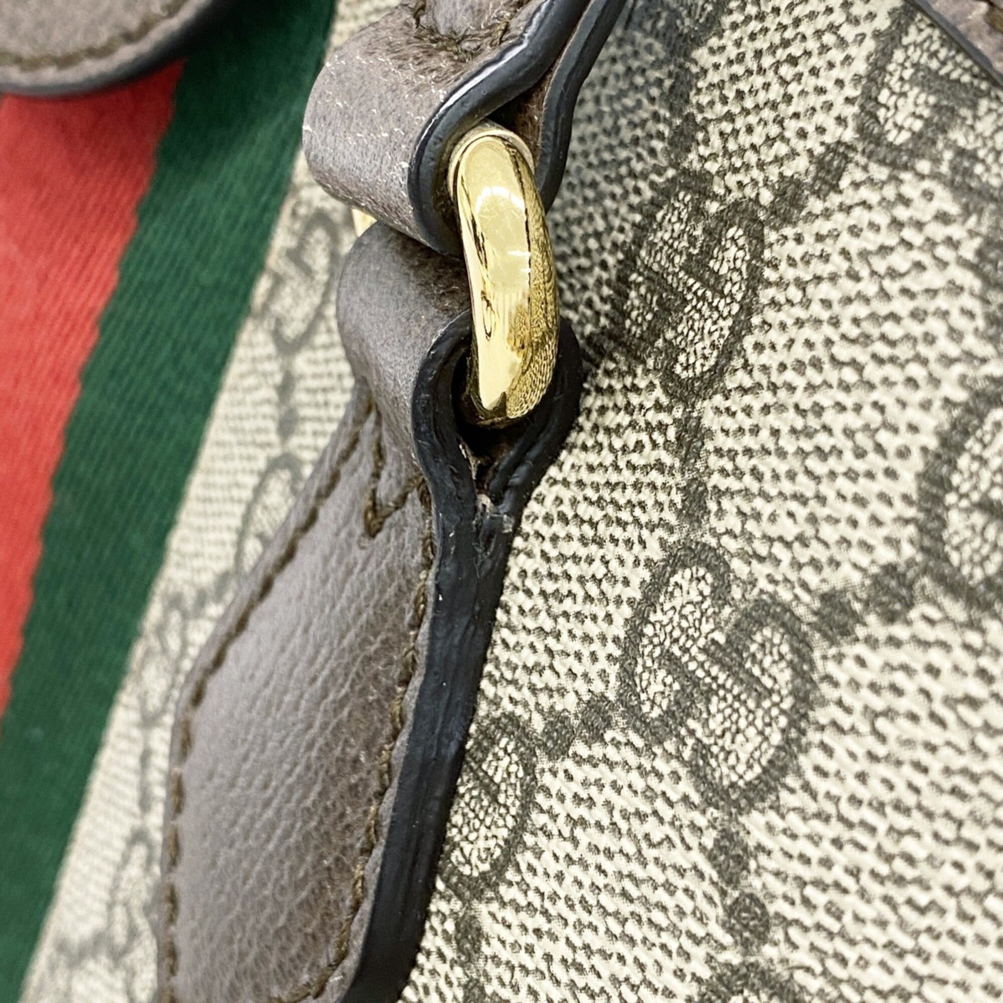 Gucci Brown Pvc Handbag (Pre-Owned)