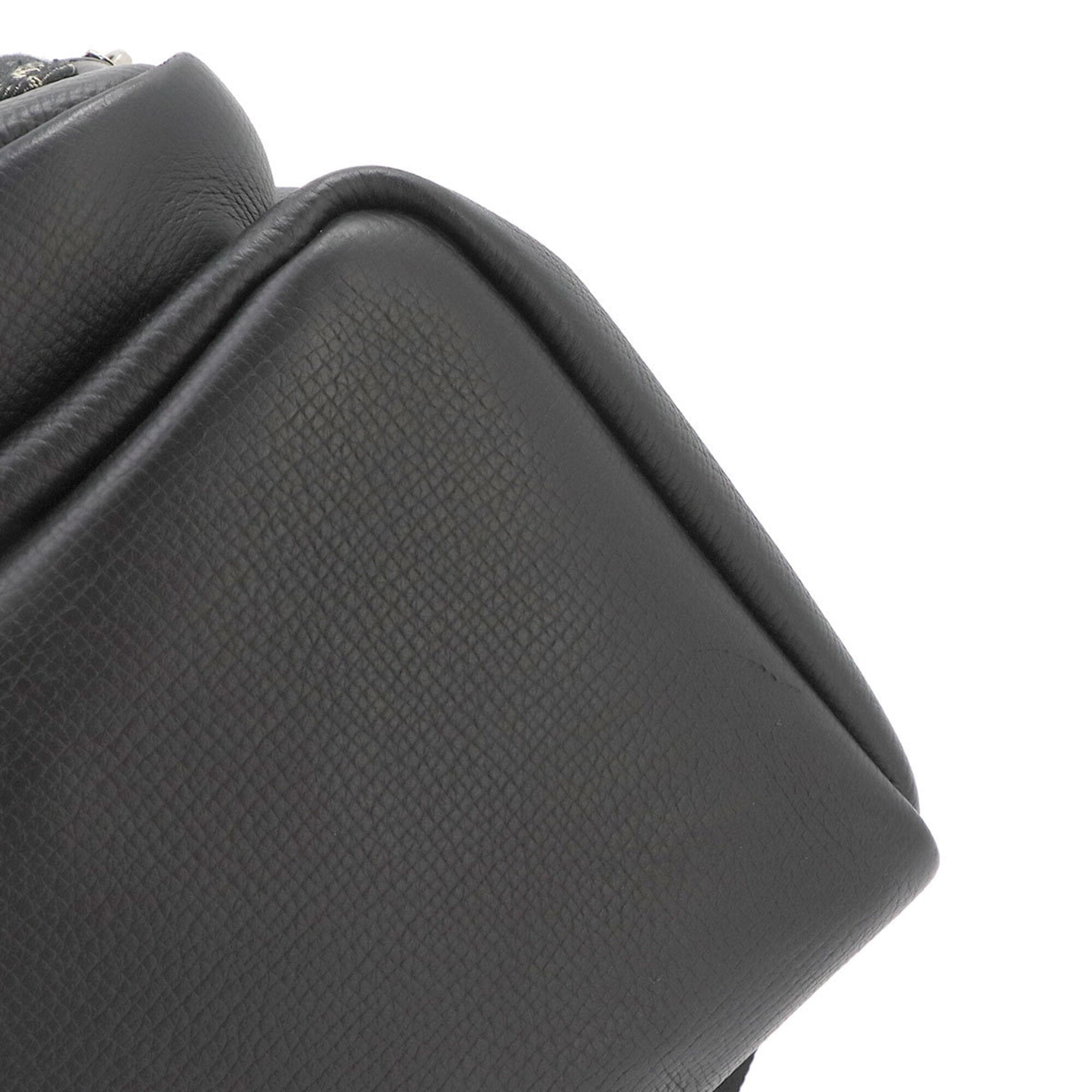 Louis Vuitton Monogram Denim Noir Monogram Denim Leather Backpack (Pre-Owned)