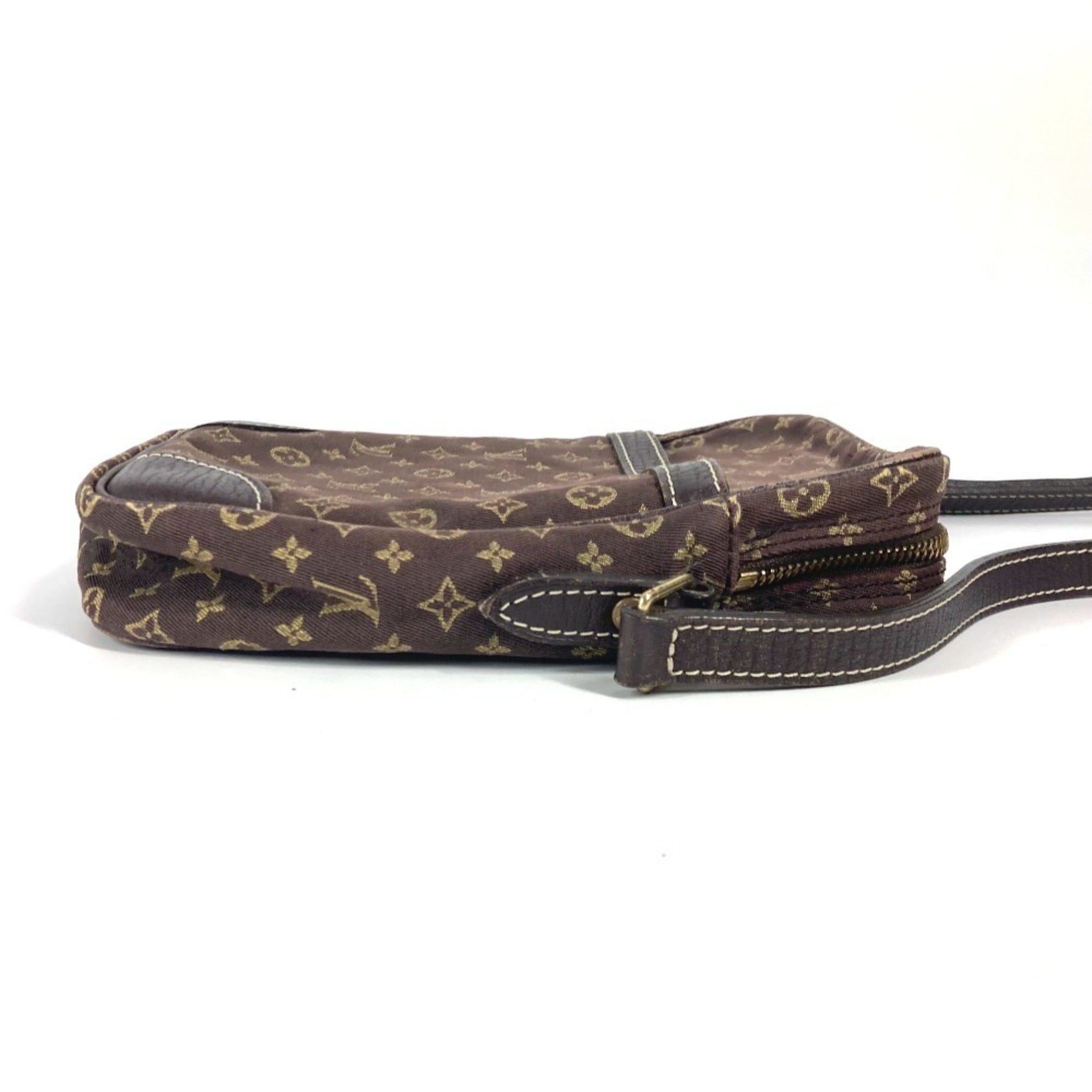 Louis Vuitton Monogram Mini Lin Brown Monogram Mini Lin Pochette Shoulder Bag (Pre-Owned)