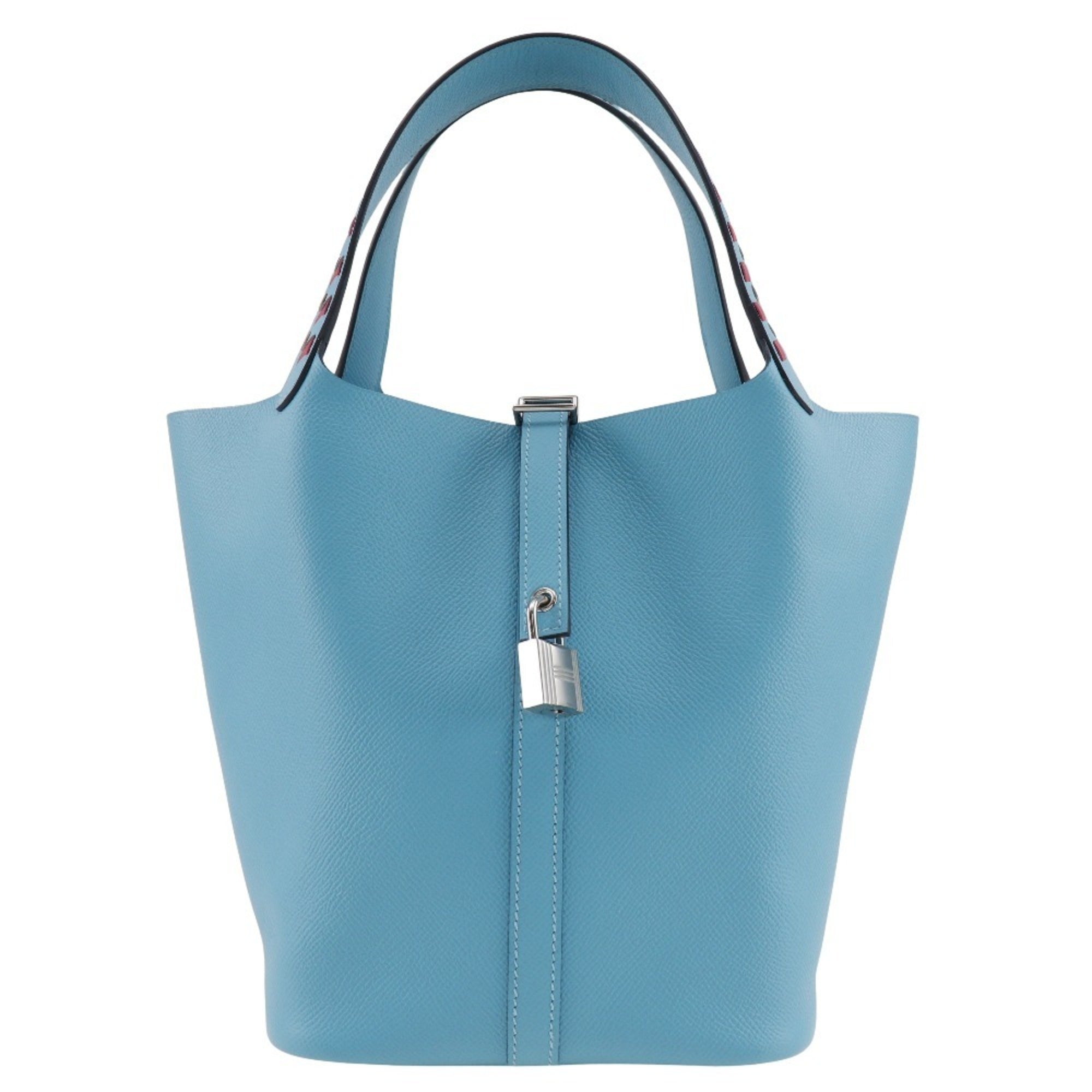 Hermes Light Blue Epsom Leather Handbag (Pre-Owned)