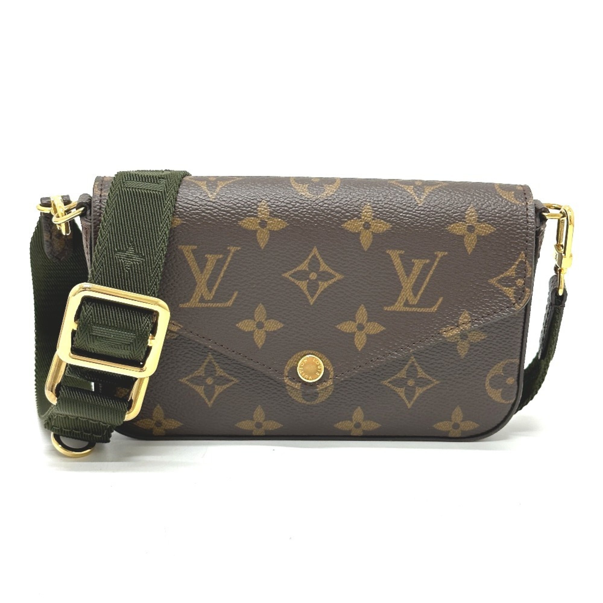 Louis Vuitton Monogram Brown Monogram Pochette Shoulder Bag (Pre-Owned)