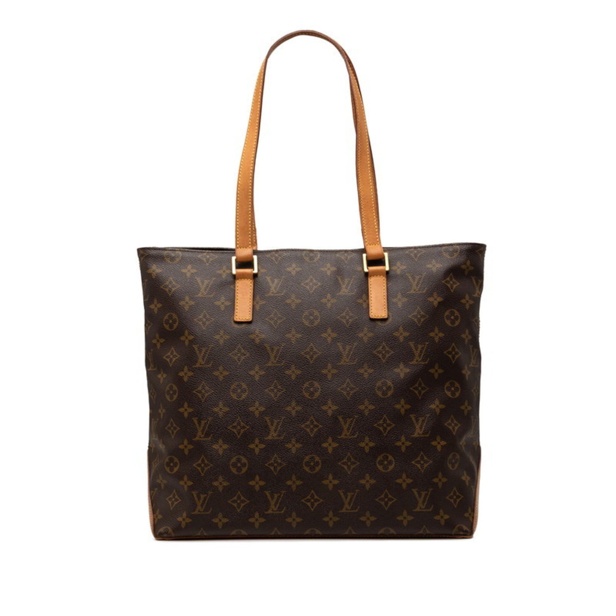 Louis Vuitton Brown Pvc Leather Shoulder Bag Tote Bag (Pre-Owned)